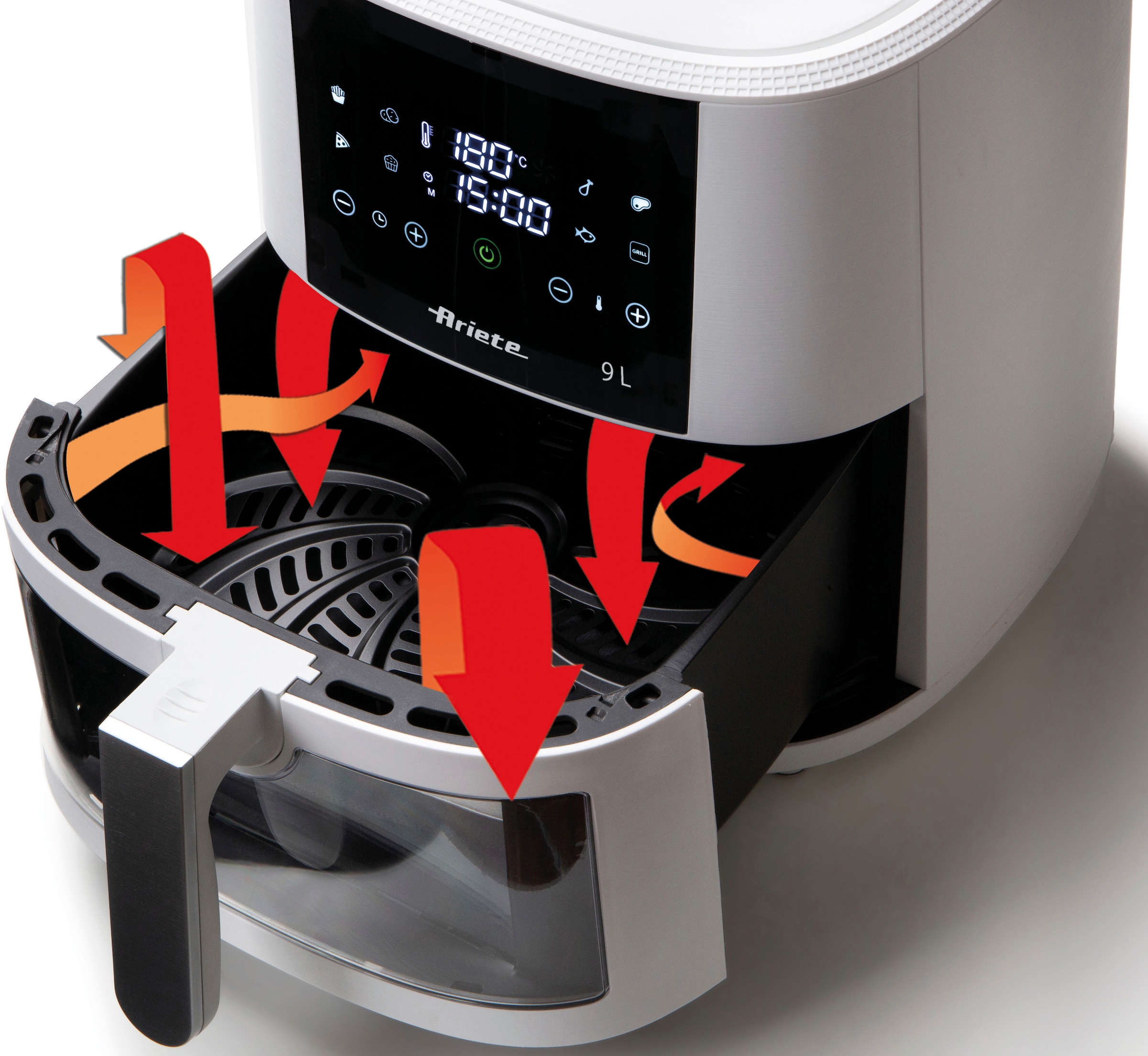 Ariete Heißluftfritteuse »4630W«, 1500 W, 9 L
