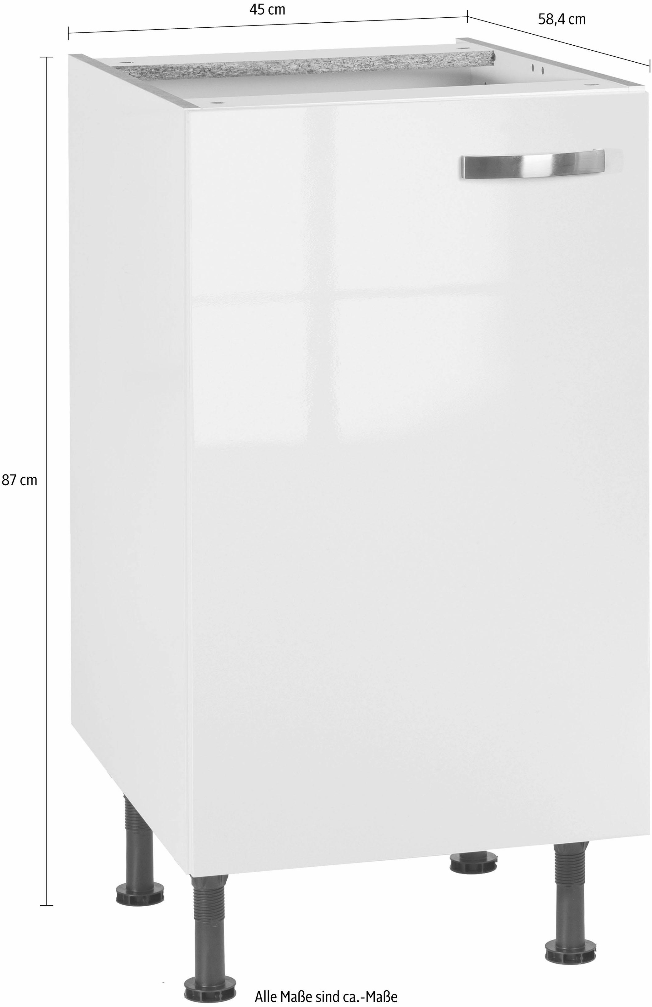 KOCHSTATION Unterschrank »KS-Cara«, Breite 45 cm