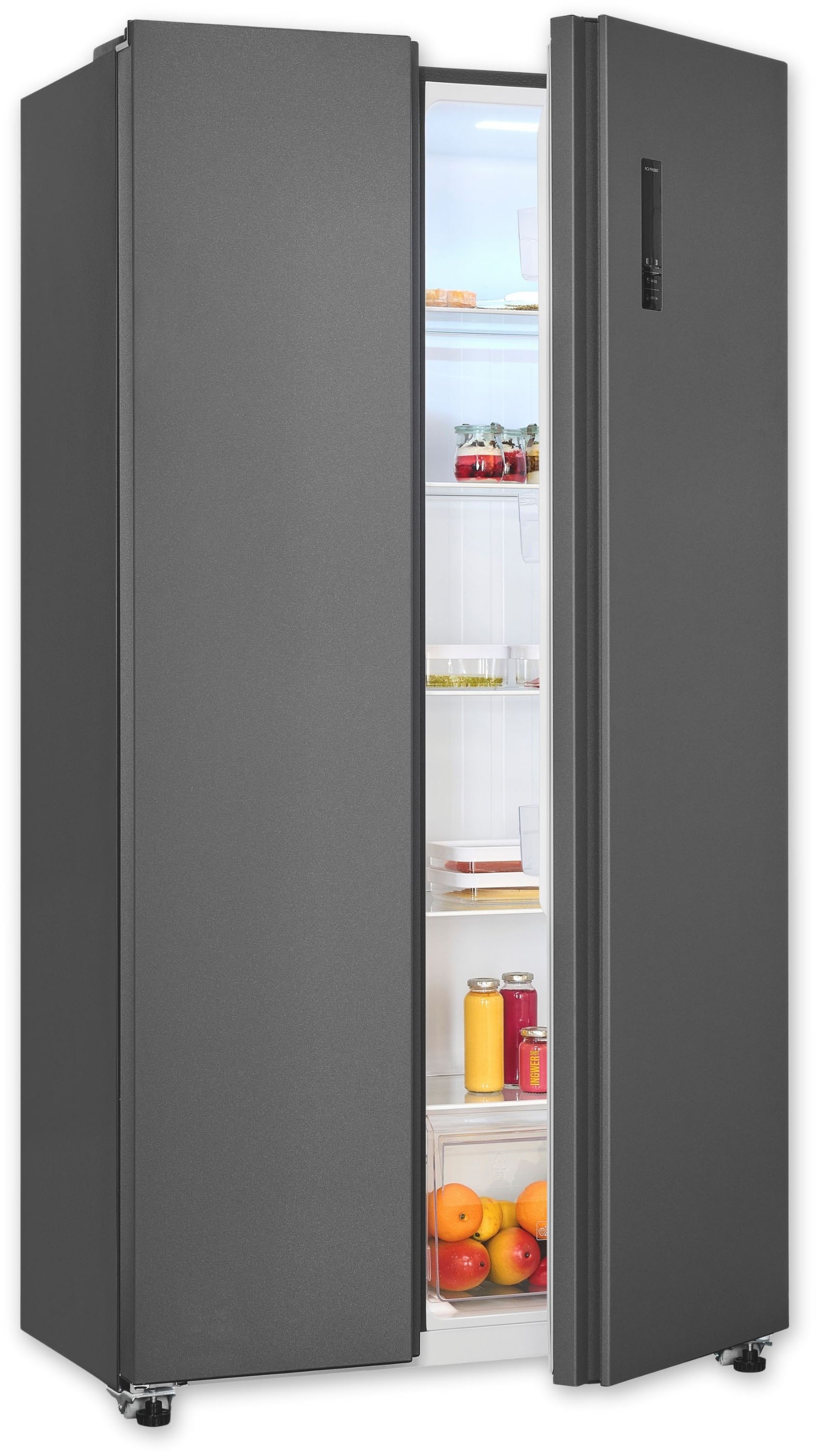 exquisit Side-by-Side SBS46-040D inoxlook-az »SBS46-040D inoxlook-az« 177 cm hoch 91 cm breit