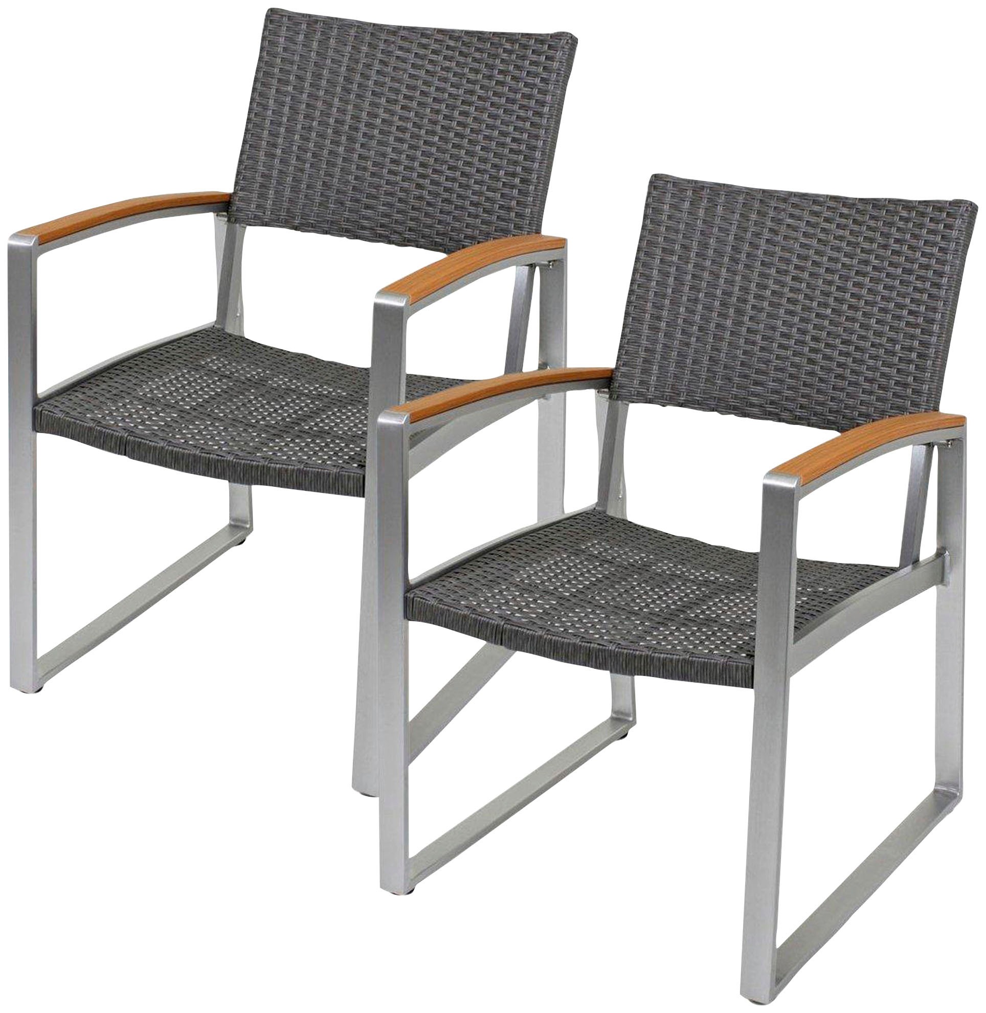 Garden Pleasure Garten-Essgruppe »AVA«, (7 tlg.), robustes Tischdesign