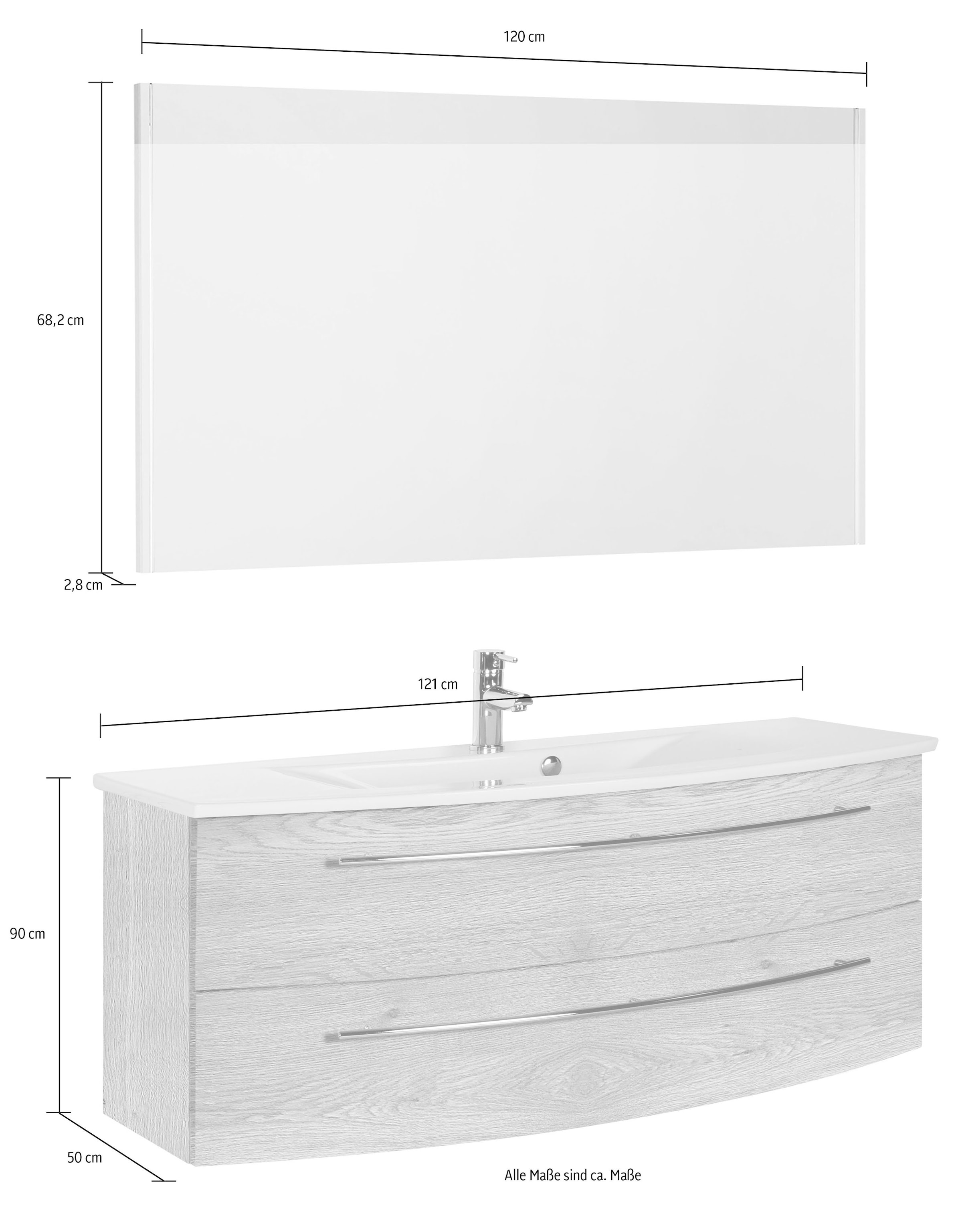MARLIN Badmöbel-Set »3040«, (2 St.), Breite 120 cm