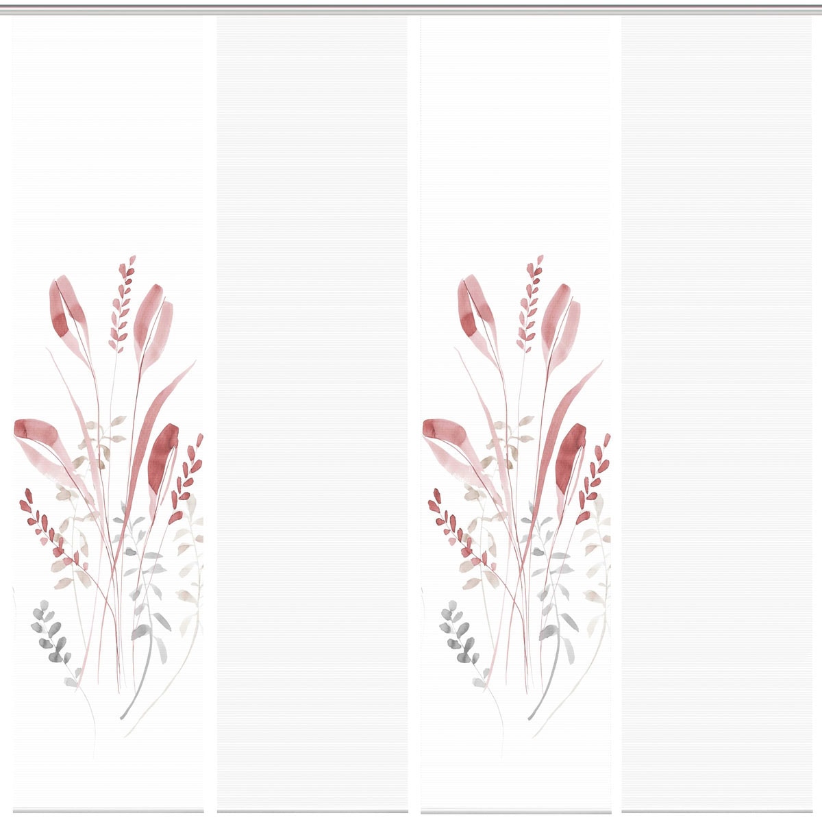 Vision S Schiebegardine »AYENE 4er SET« Paneelwagen 4 Stk. tlg. Schiebevorhang Digidruck 4er Set AYENE