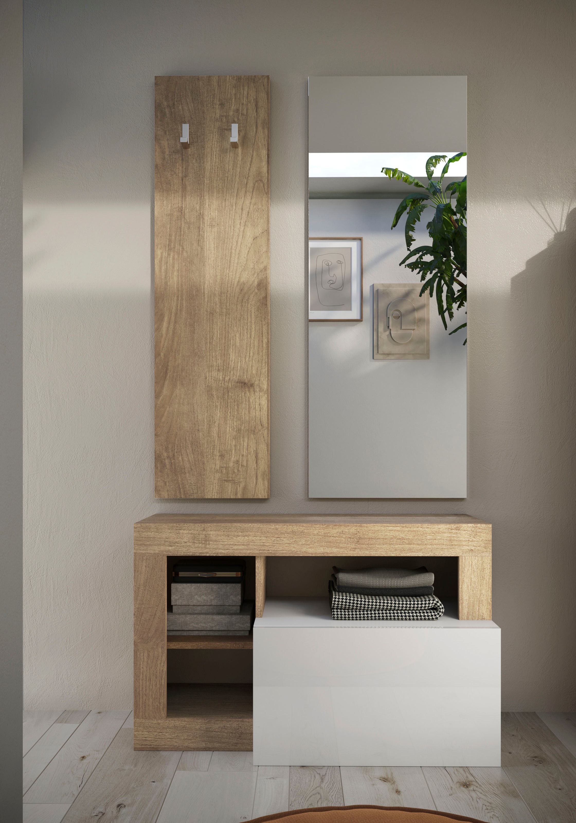 INOSIGN Garderobenschrank »Hamburg, Breite 91 cm«, mit 1 Klappe