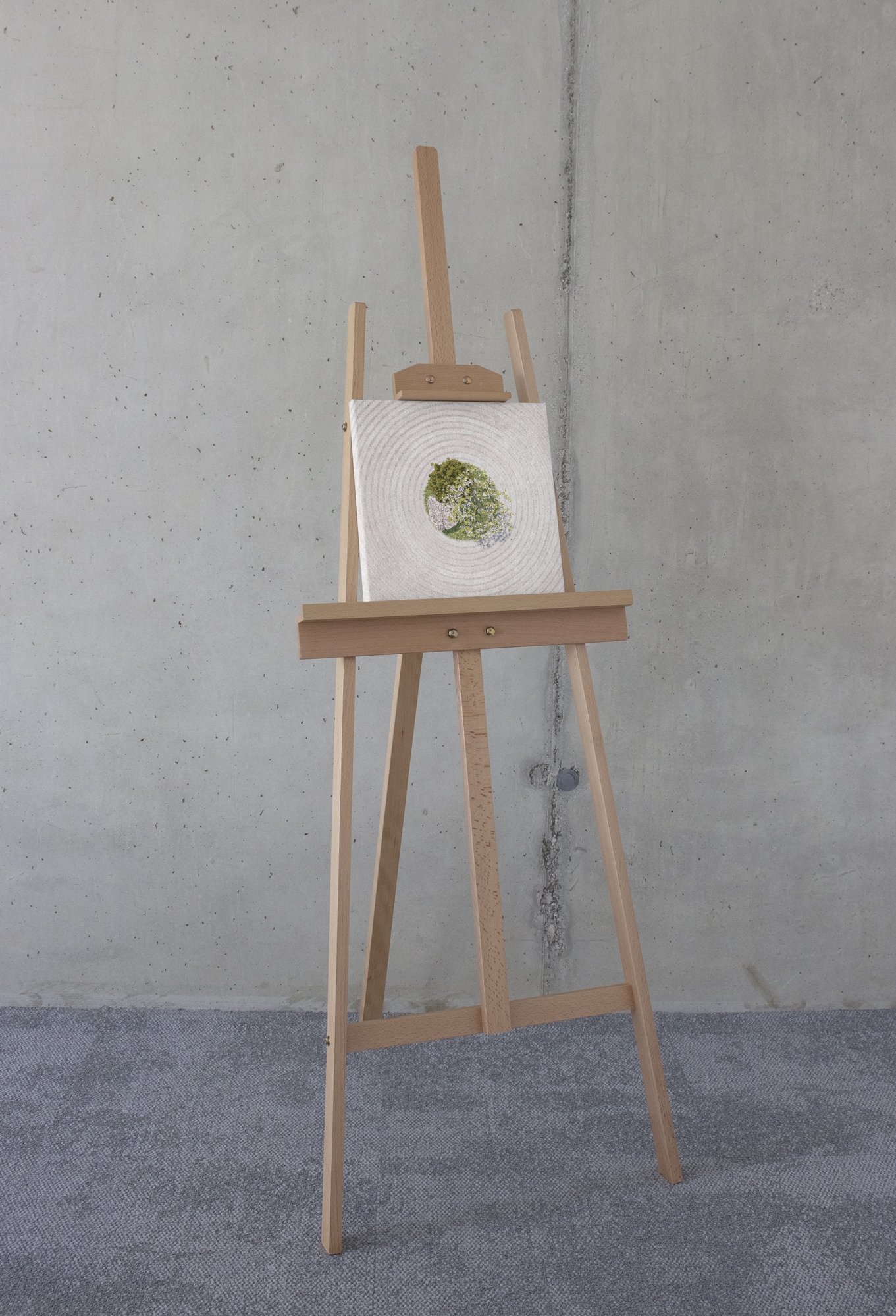 Komar Leinwandbild »Shavasana - Größe 30 x 30 cm«, Natur, (1 St.), Keilrahmenbild mi Echtholzrahmen