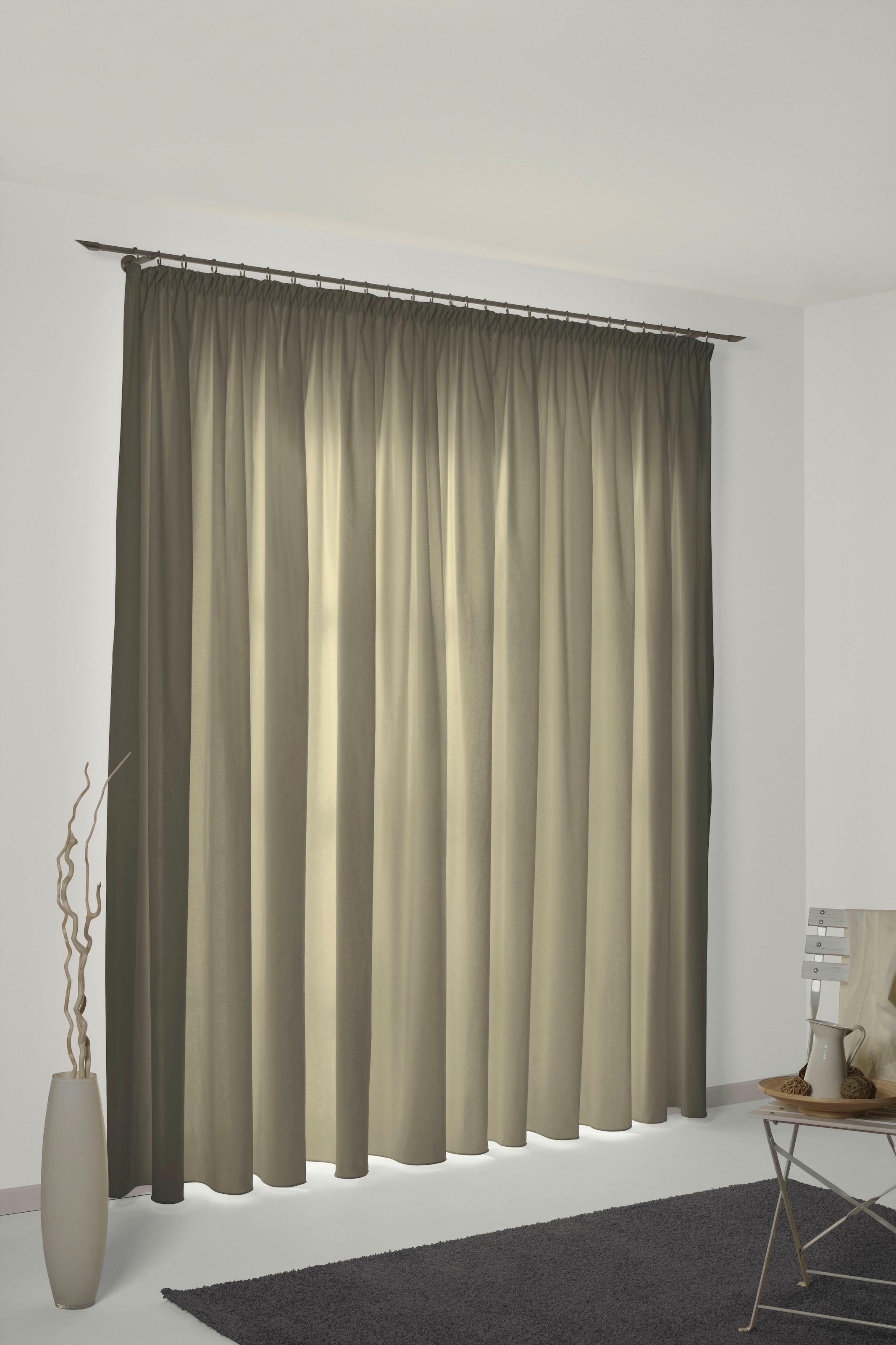 Wirth Vorhang »Umea« Smokband 1 Stk. tlg.