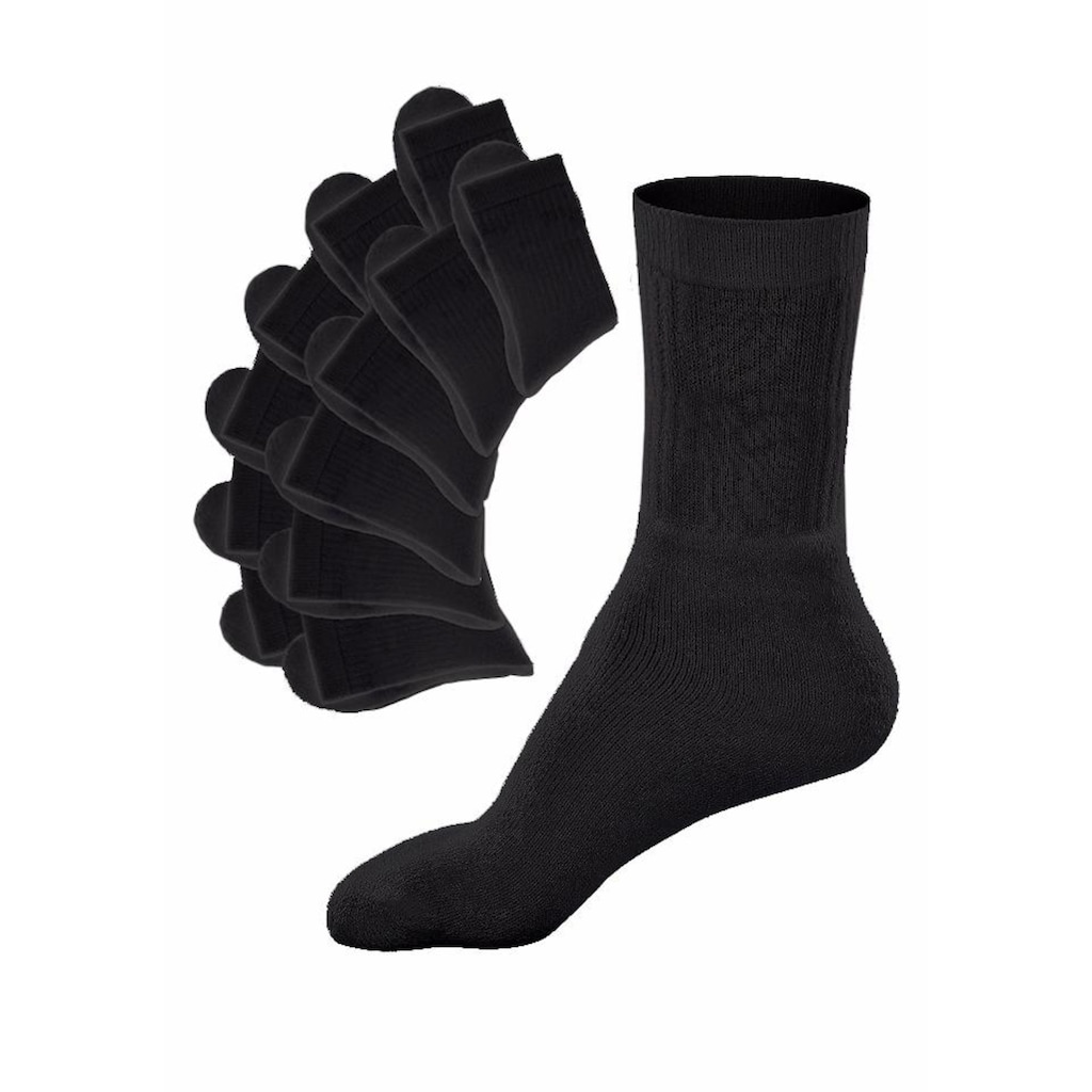 Go in Tennissocken, (Set, 12 Paar), mit Frottee