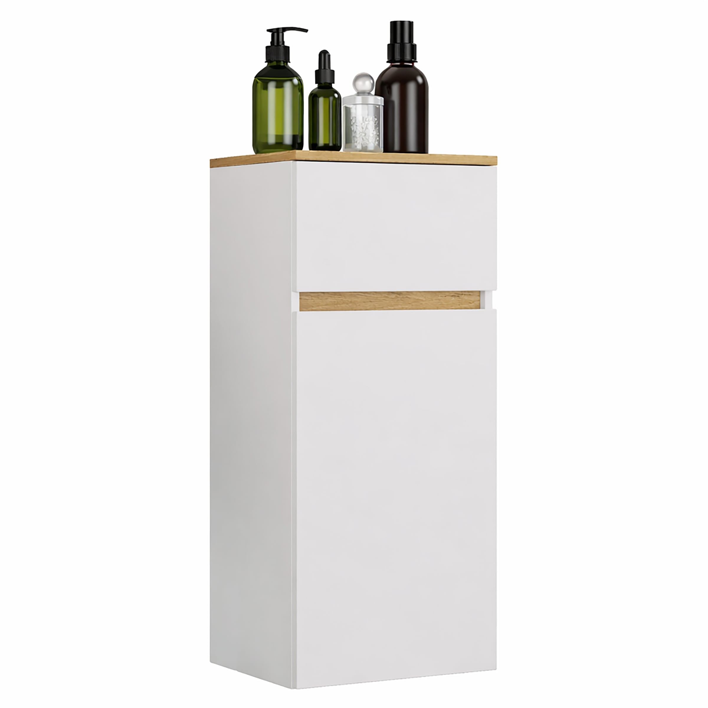 VCM Midischrank »Badschrank Hängeschrank Schublade Cosila 85x30x32« 1 Stk. tlg.