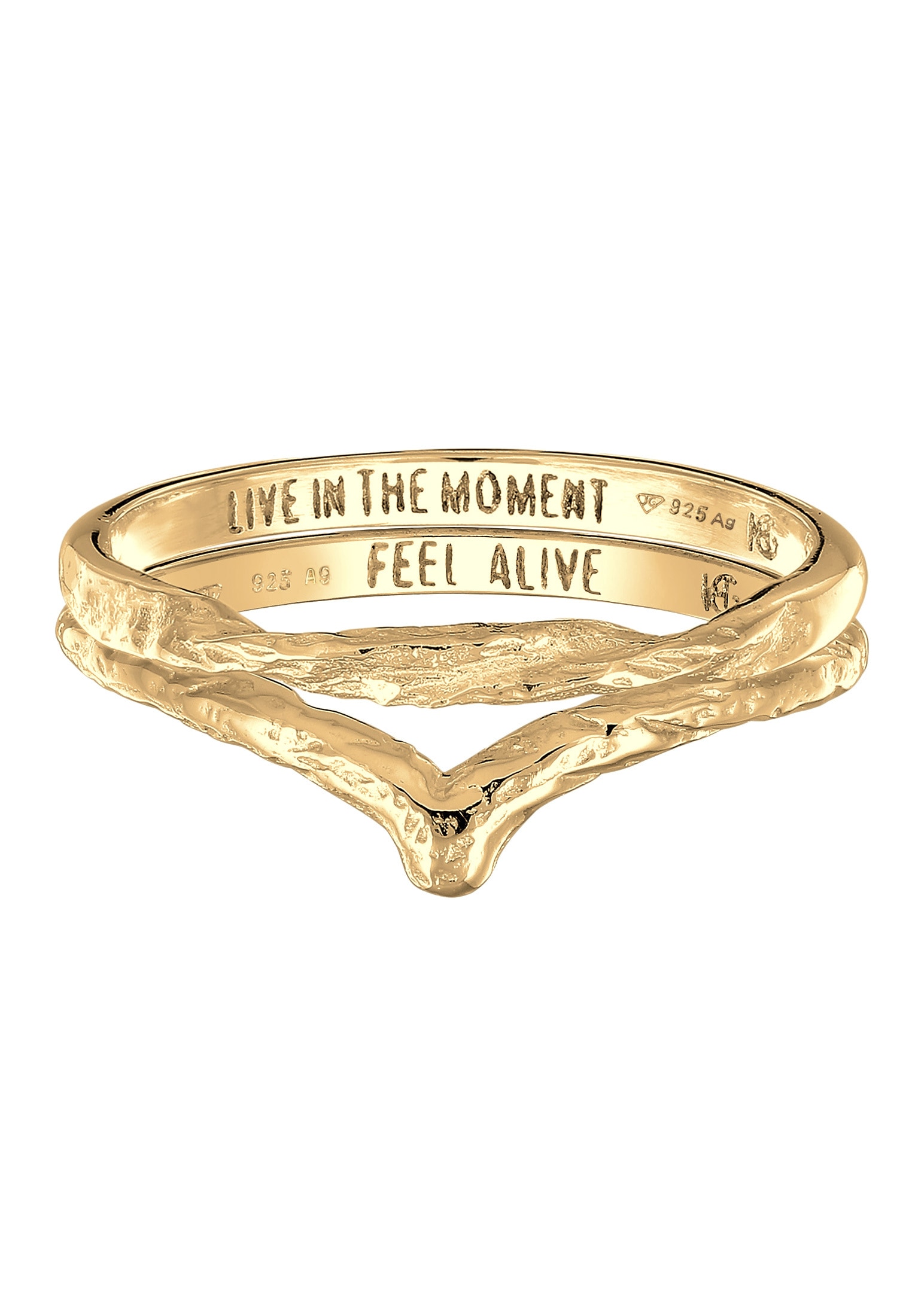 HAZE & GLORY Ring-Set »Ring Set Moment - Feel Alive 925 Silber«