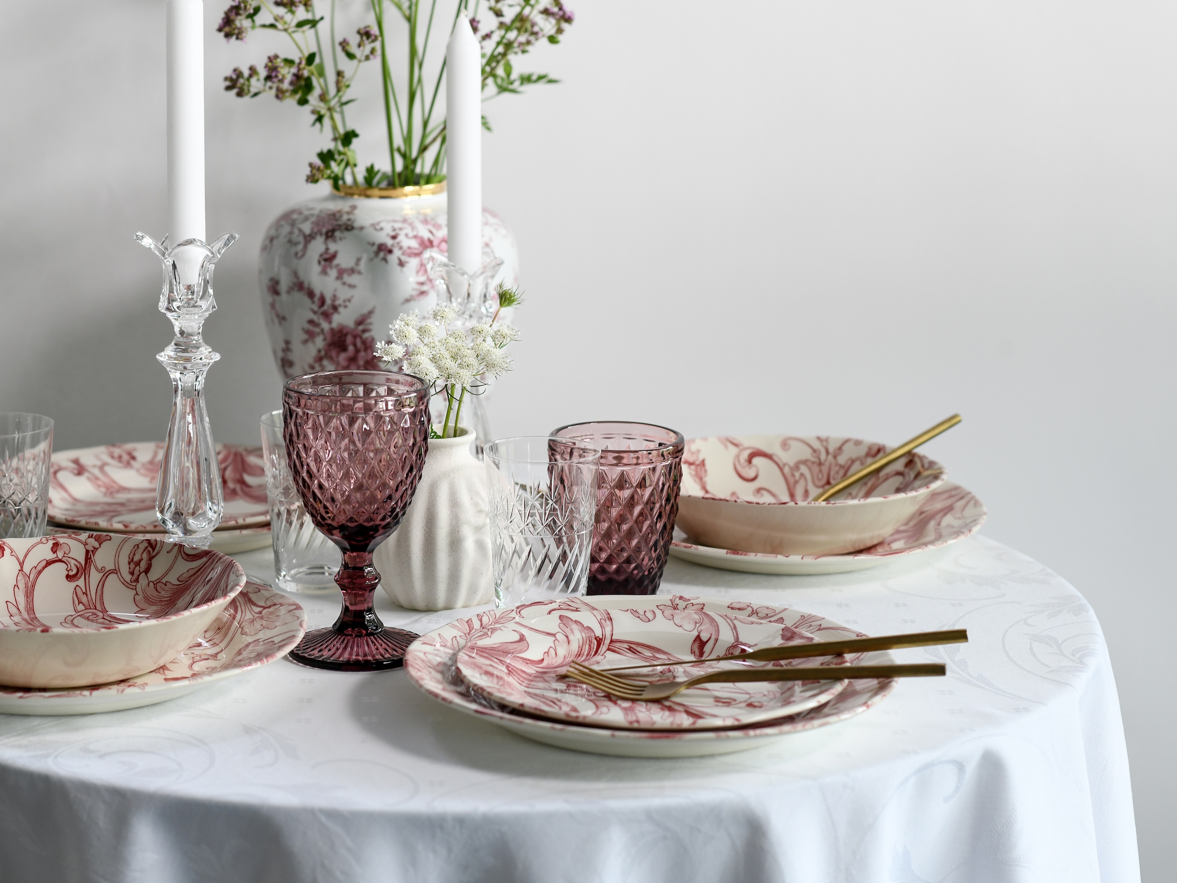 CreaTable Teller-Set »Venecia, Teller Set 18-tlg« Traditionell, Nostalgie