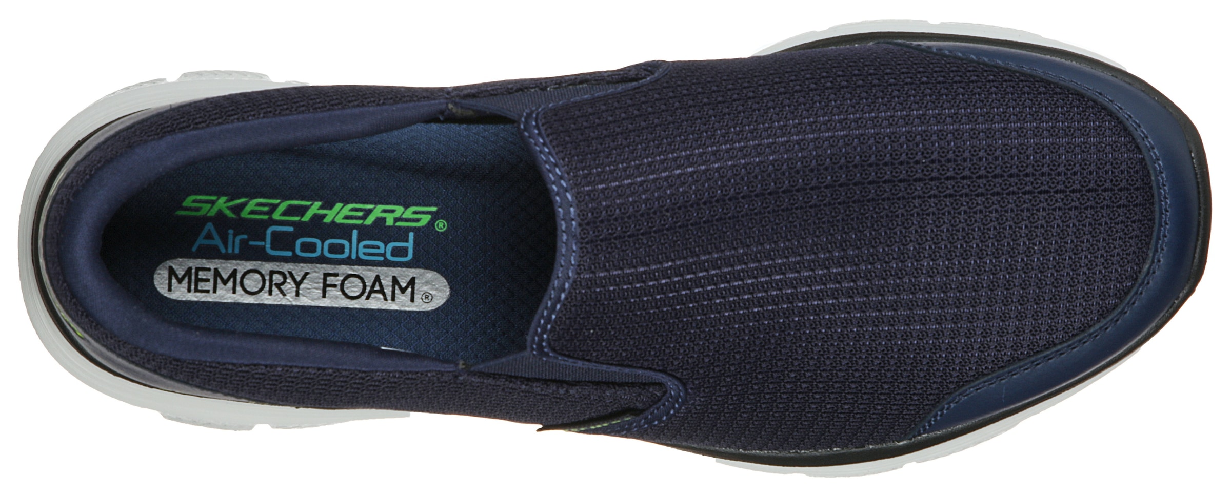 Skechers Slip-On Sneaker »FLEX ADVANTAGE 4.0«, Slipper, Schhlupfschuh, Komfortschuh mit Air Cooled Memory Foam