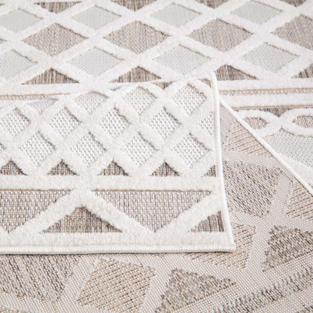 Carpet City Teppich »In-& Outdoorteppich Santorini 435, 3D-Effekt, Boho-Look«, rechteckig