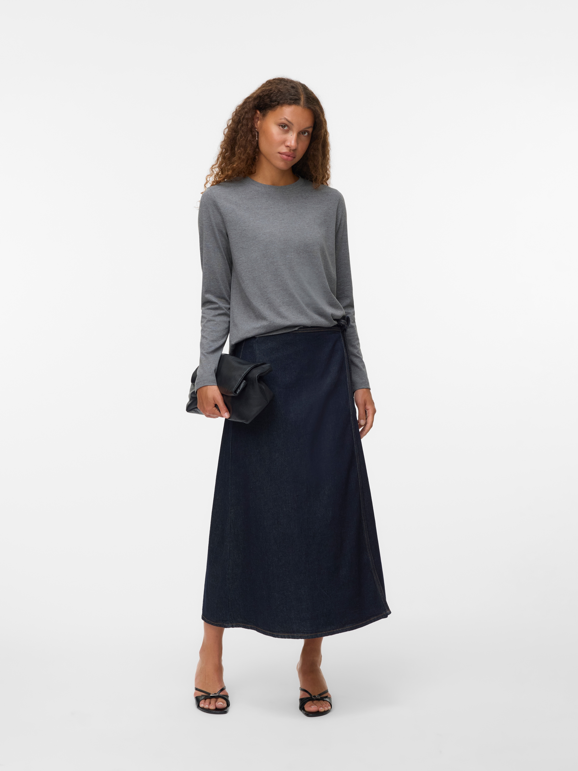 Vero Moda Langarmshirt »VMPAULINA LS T-SHIRT GA JRS NOOS«
