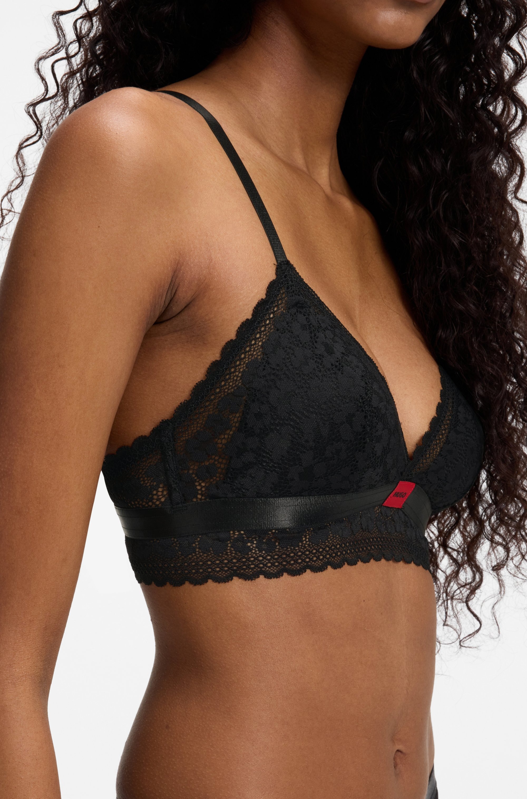 HUGO Underwear Triangel-BH »SAVANA« mit Spitzen-Details