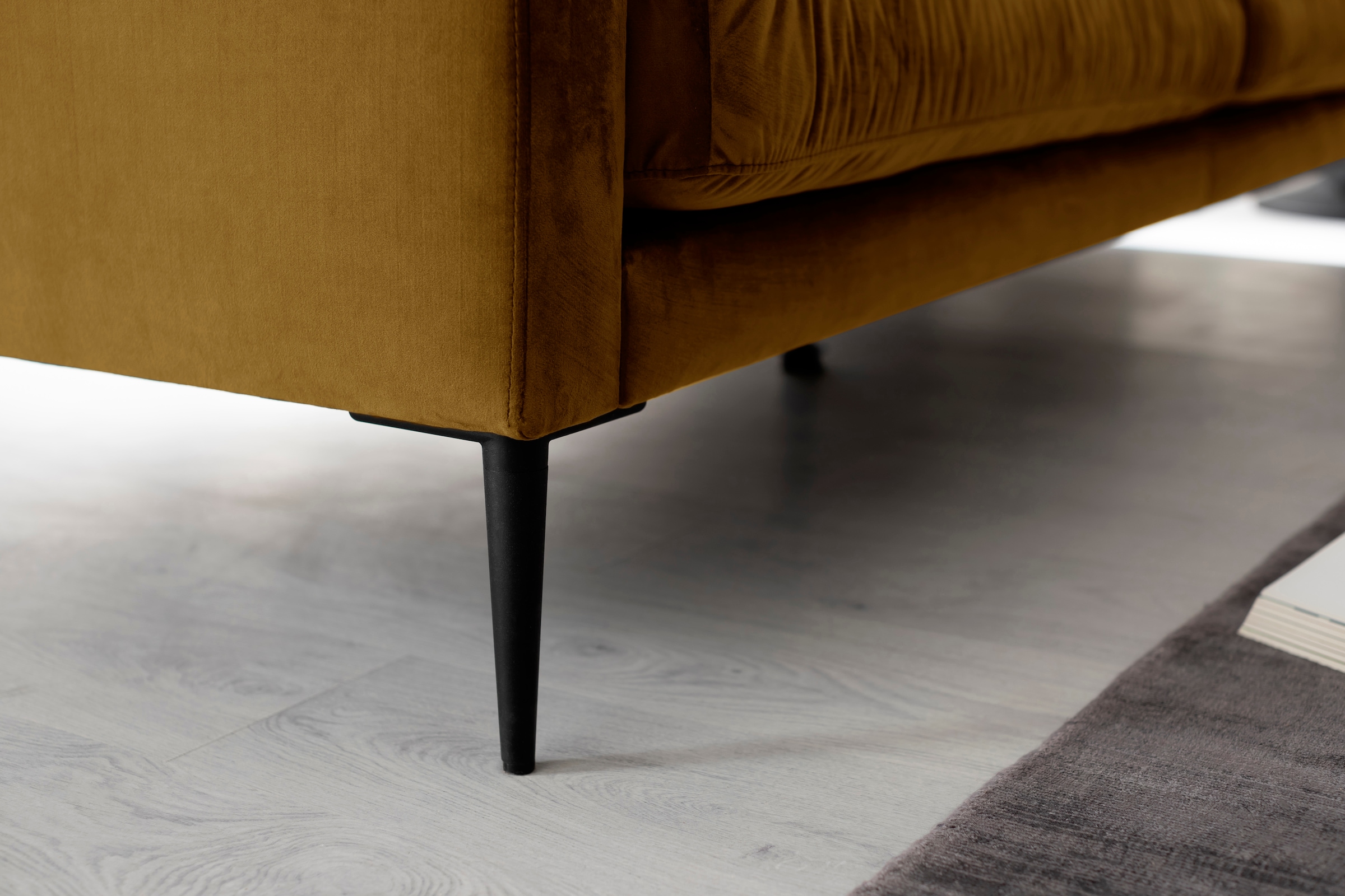Trends by HG 3-Sitzer »Svea«, mit Metallfuß, frei im Raum stellbar