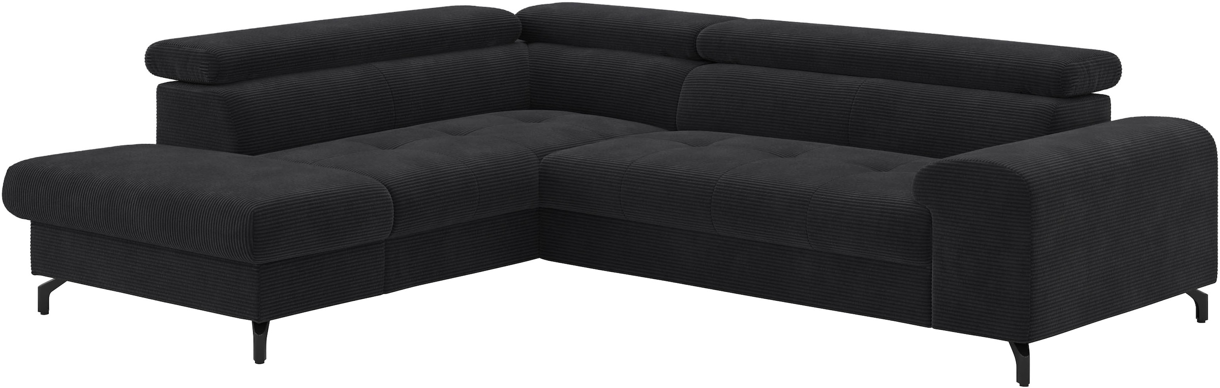 COTTA Ecksofa »Aura L-Form«, mit Schlaffunktion, Bettkasten und Kopfteilverstellung