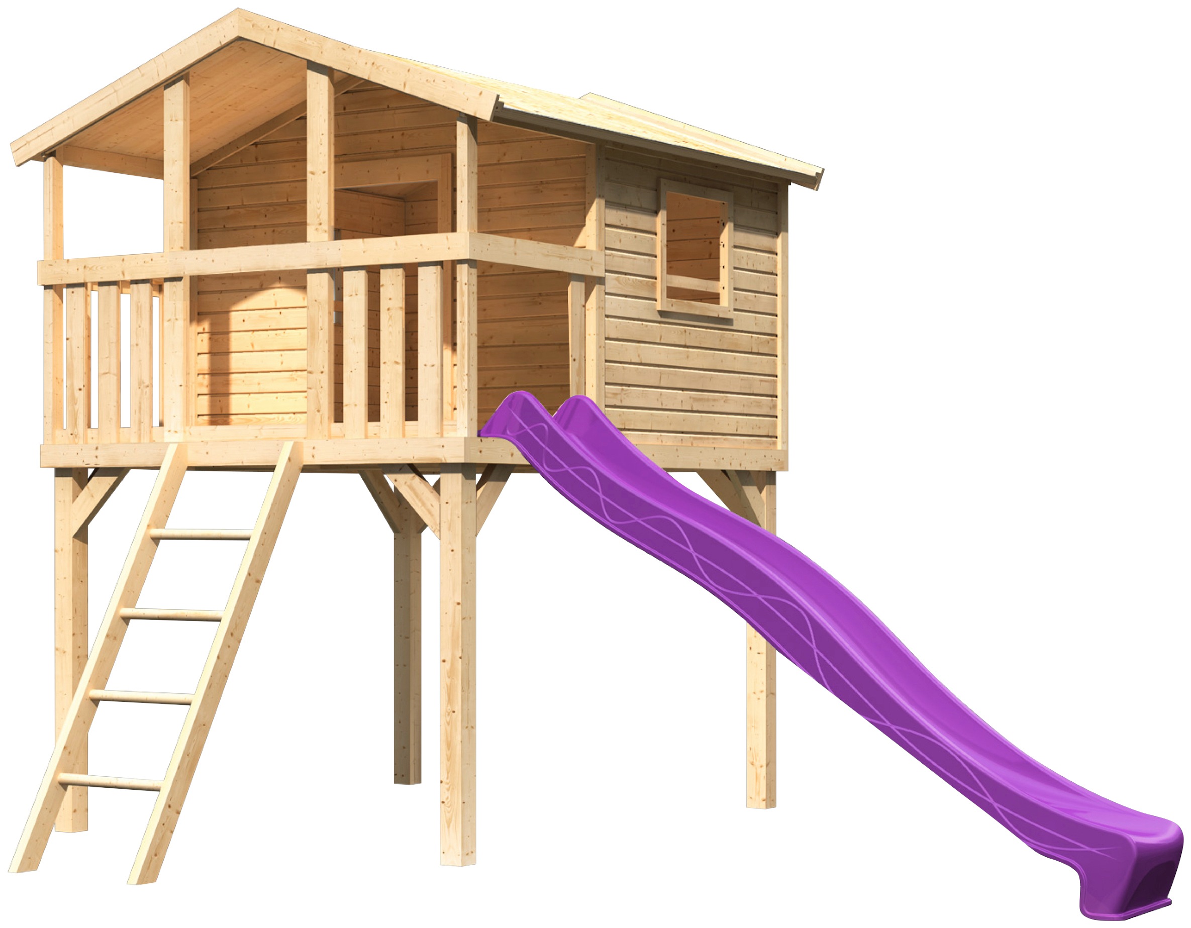 ABUKI Spielturm »Benjamin«, BxTxH: 198x244x309 cm