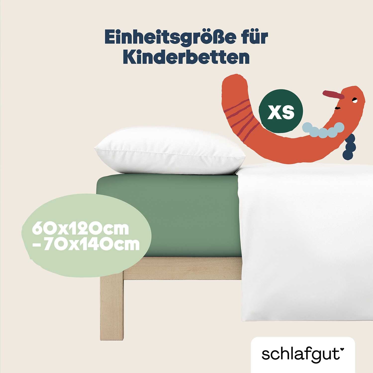 Schlafgut Spannbettlaken »Casual Mini Spannbettlaken«, für Kinder, MADE IN GREEN by OEKO-TEX®