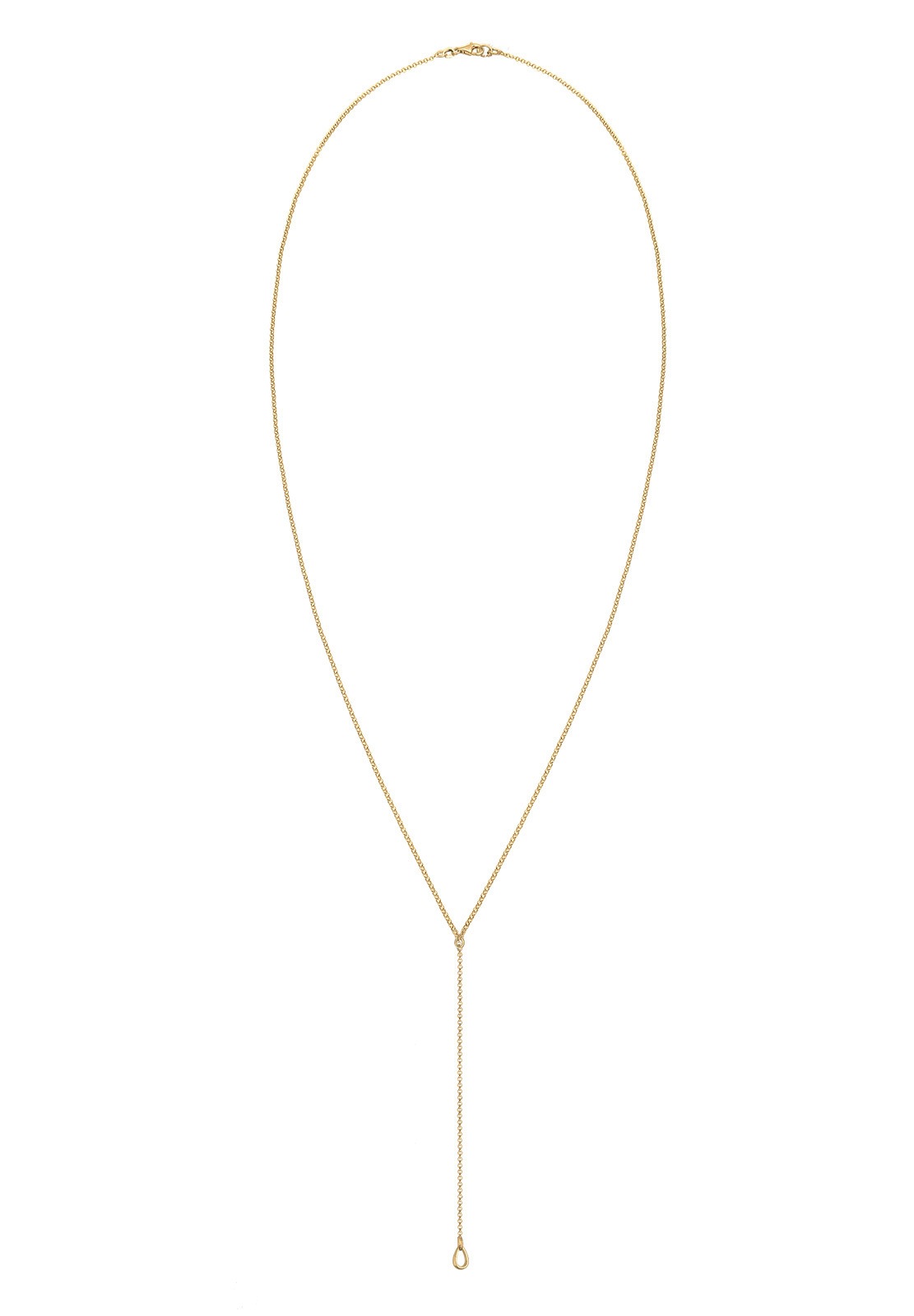 Elli Y-Kette »Halskette Y-Kette mit Perlen Tropfen 925 Sterling Silber vergoldet«