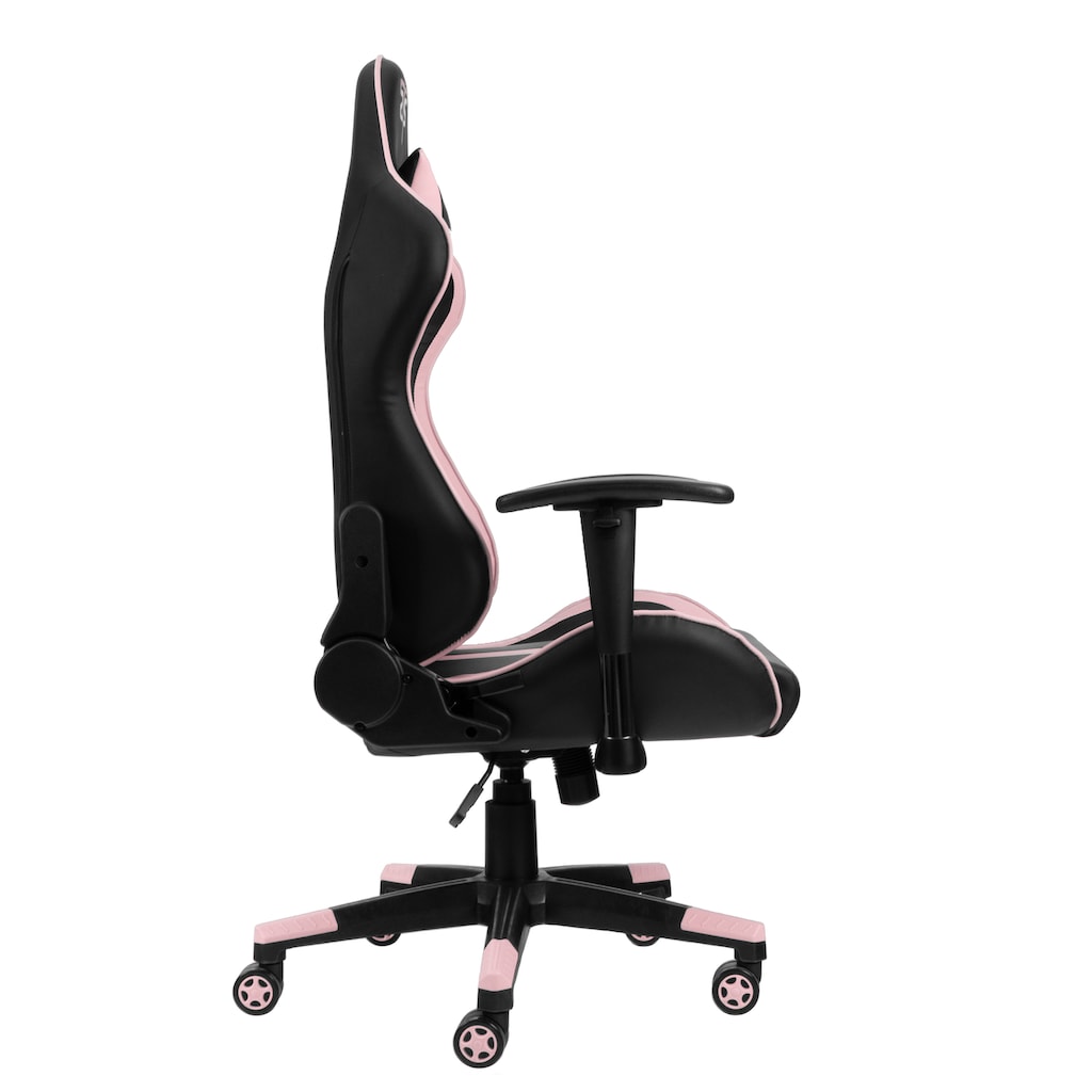 Hyrican Gaming-Stuhl »"Striker Copilot" schwarz/pink, Kunstleder, ergonomischer Gamingstuhl«, Bürostuhl, Schreibtischstuhl, geeignet für Jugendliche und Erwachsene