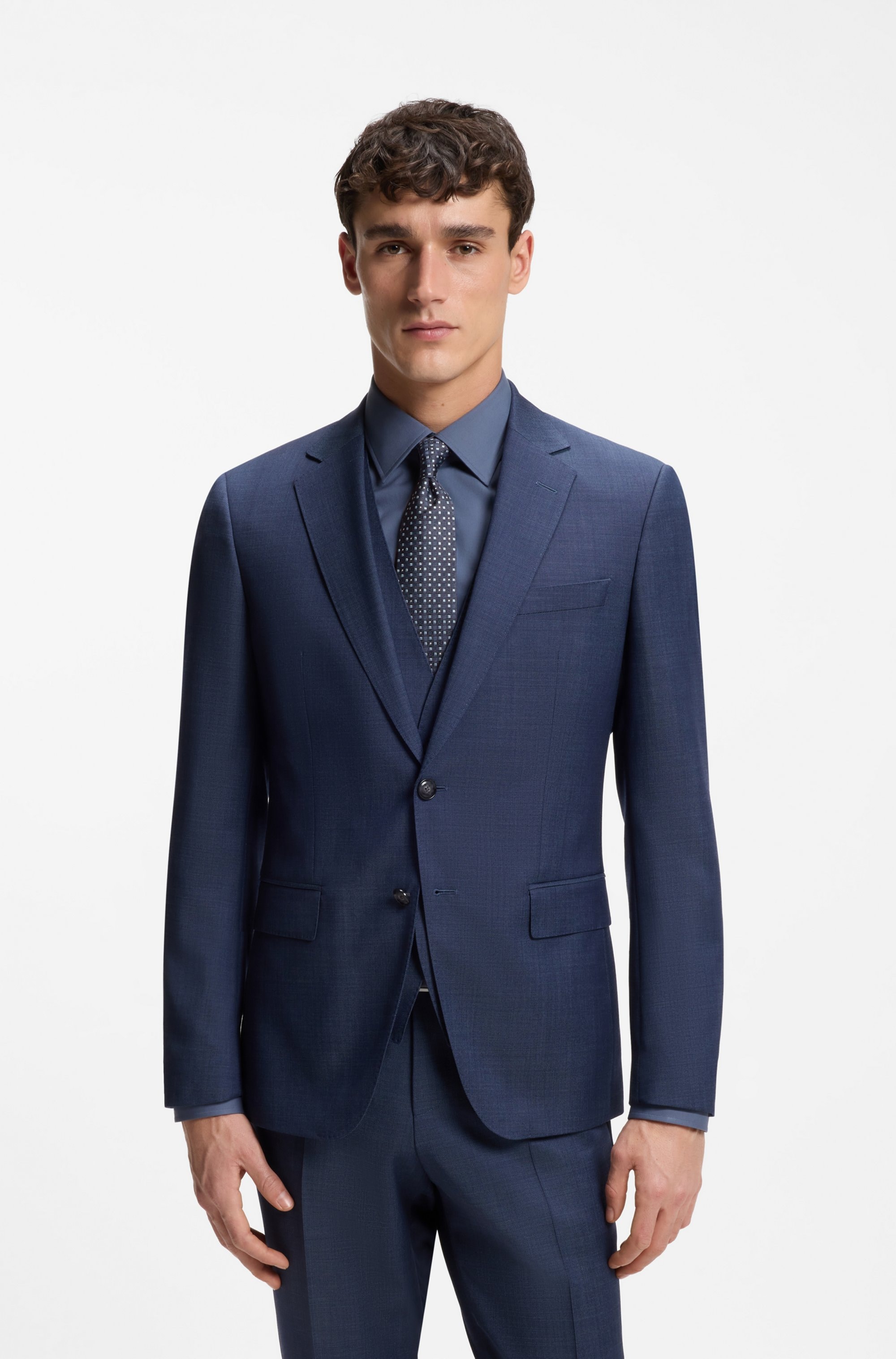 BOSS Krawatte »H-Tie 7,5 cm« mit Jacquard-Struktur