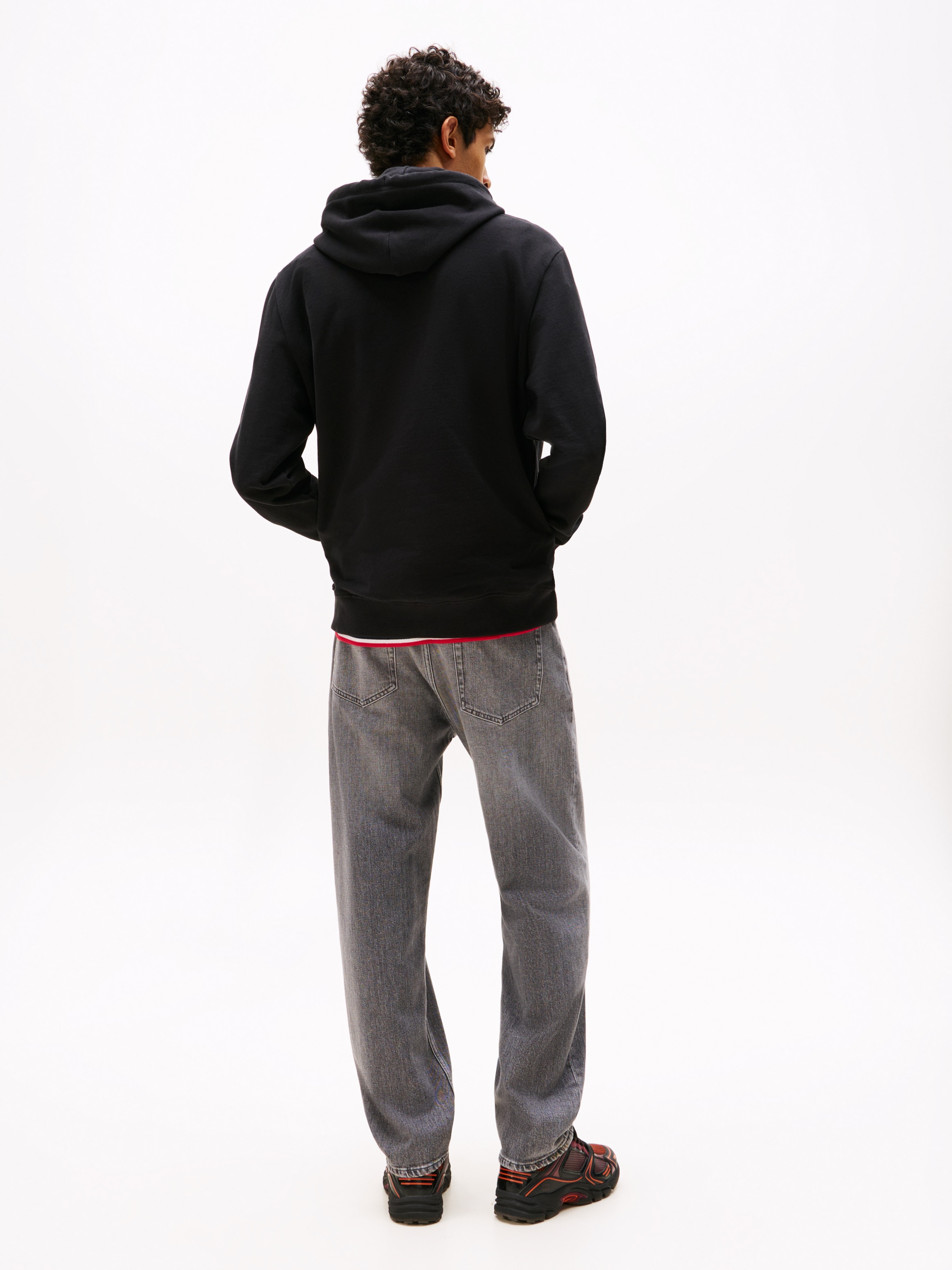 Tommy Jeans Hoodie »TJM RWB FLAG«, Regular Fit, Sweatshirt, mehrfarbiger Print