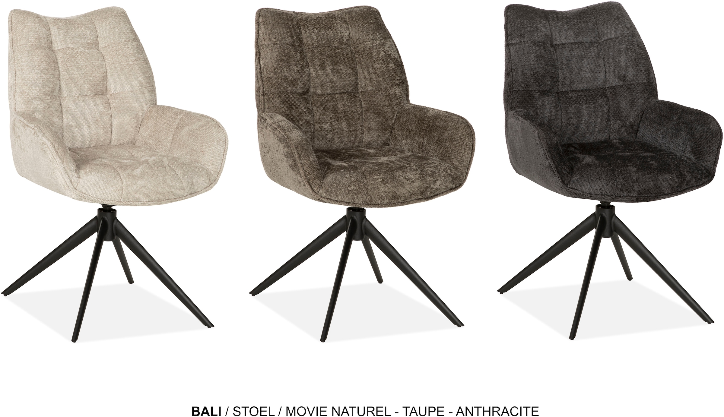 OMG Design Esszimmerstuhl »Bali« (Set) 2 Stk.Drehstuhl mit auto-return, Armlehnenstuhl