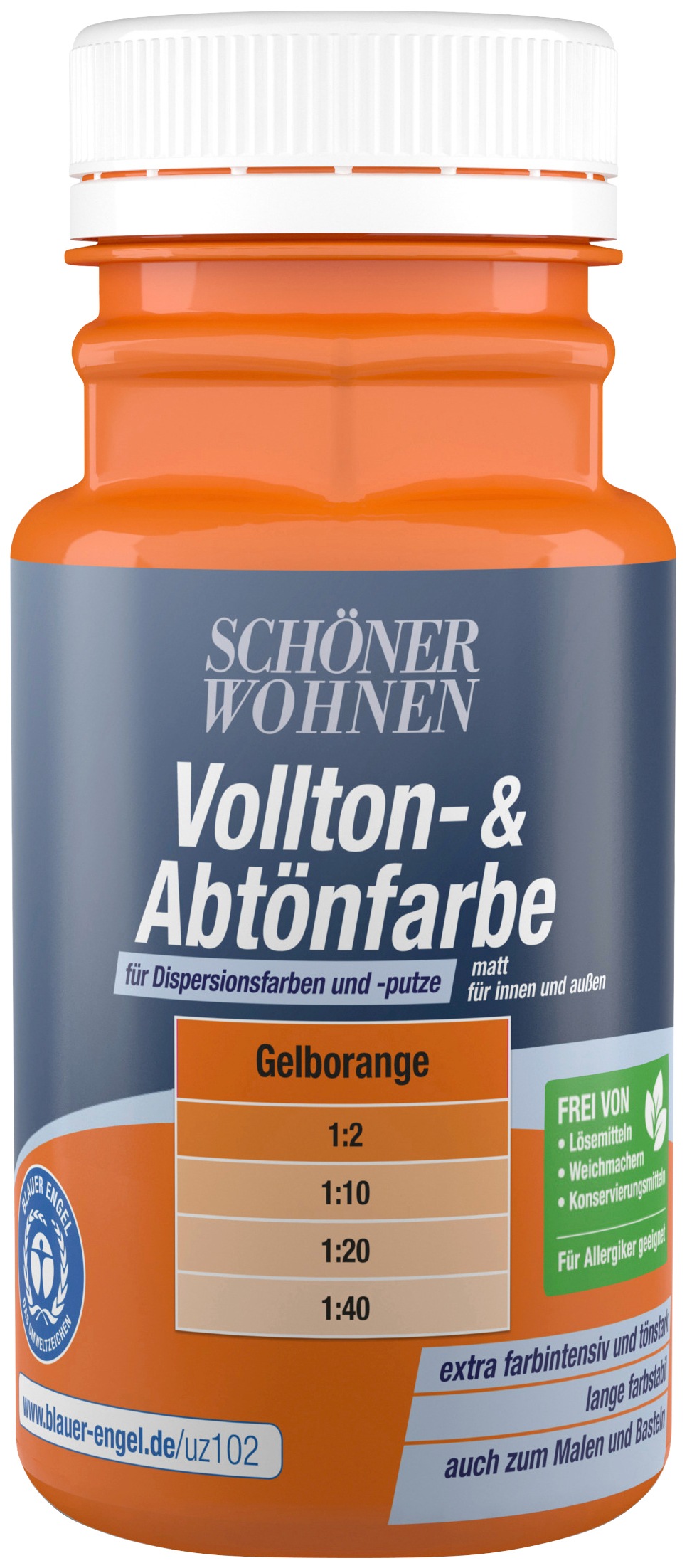 SCHÖNER WOHNEN FARBE Vollton- und Abtönfarbe »Vollton- & Abtönfarbe«, zum Abtönen von...
