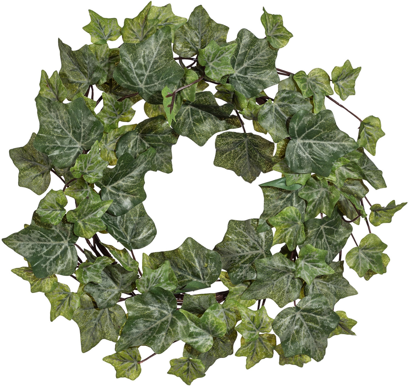 Creativ green Kunstkranz »Efeukranz mit englischem Blatt«, 2er Set