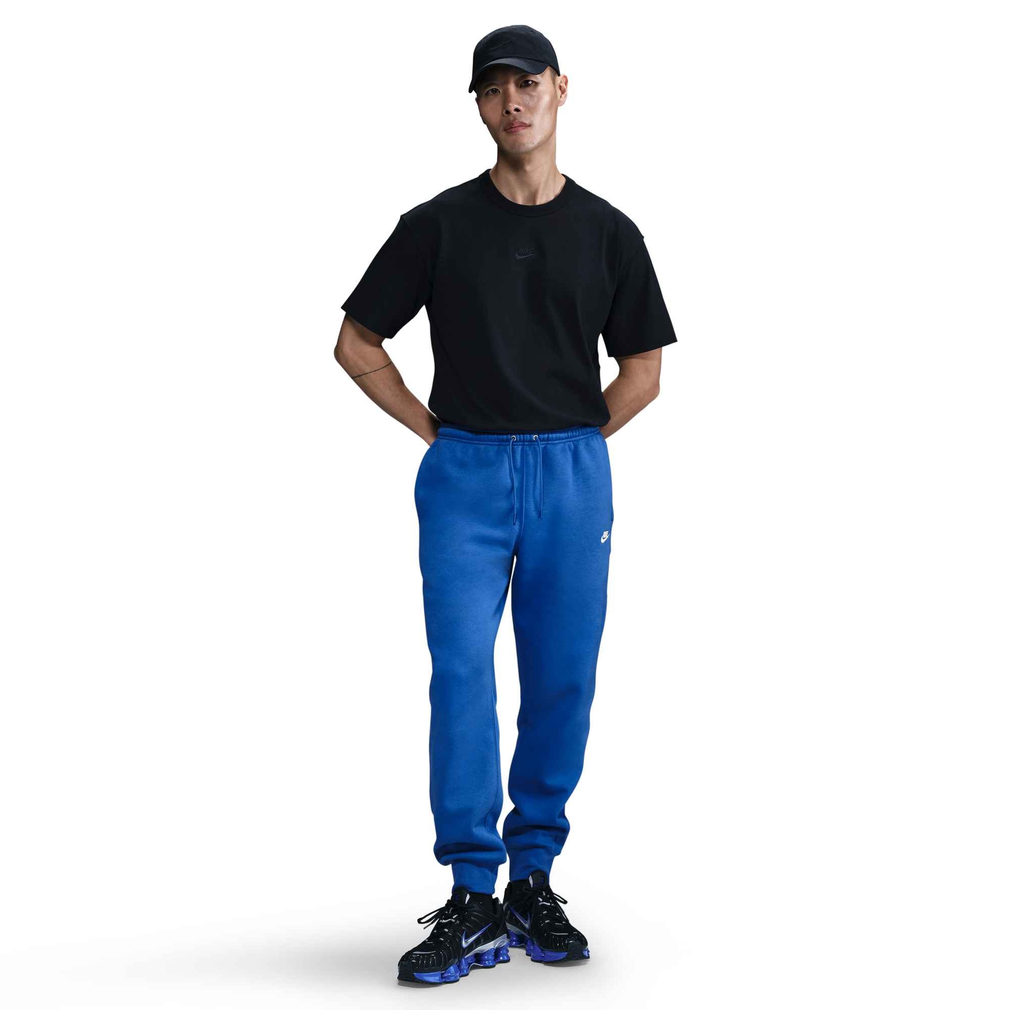 Nike Sportswear Sporthose »M NK CLUB BB JOGGER«  aus angerautem Fleece, mit elastischem Bund und Kordelzug