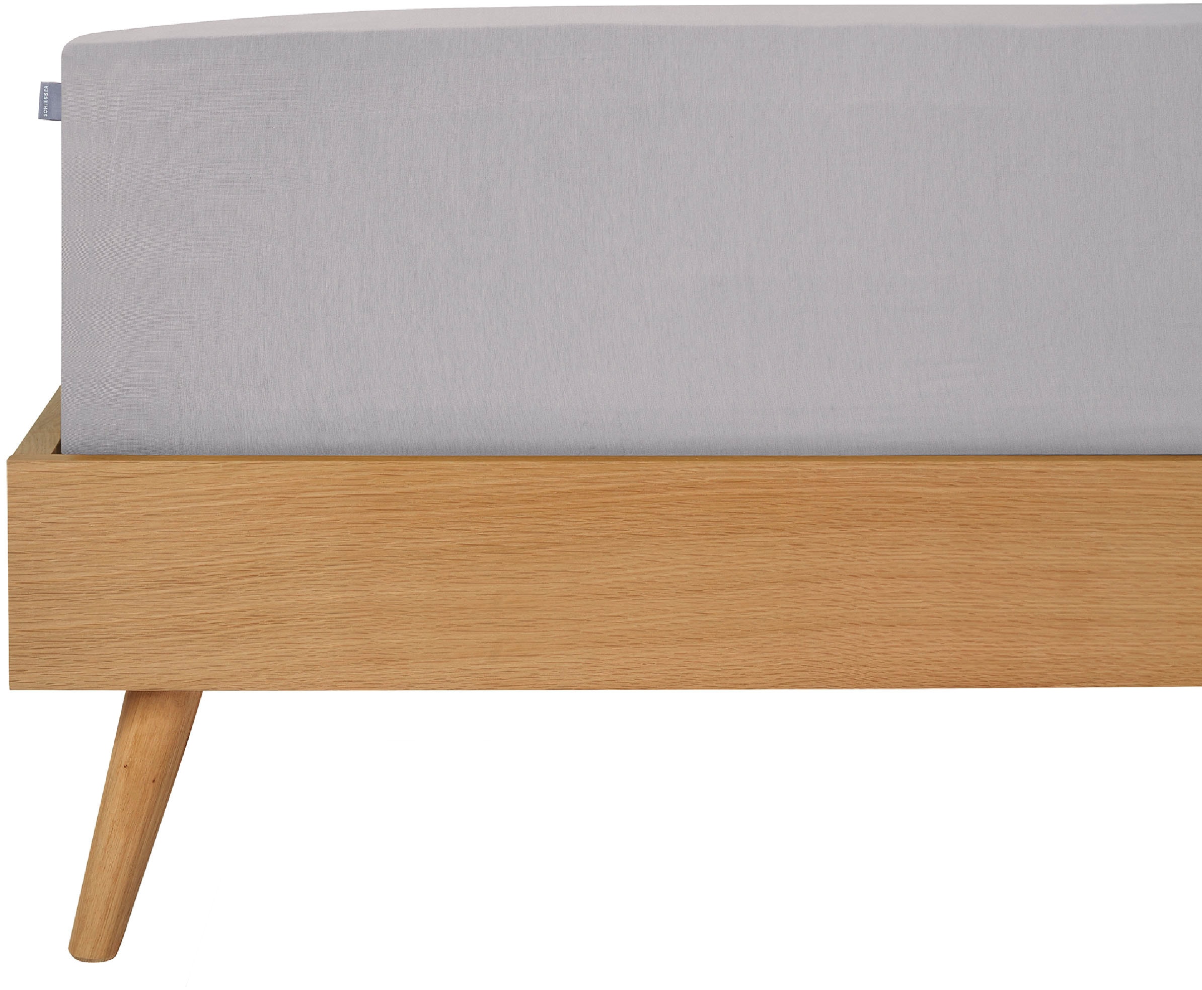 Schiesser Spannbettlaken »Elli aus 97% Baumwolle und 3% Elasthan, 160 g/m²« für hohe Matratzen und Boxspringbetten, MADE IN GREEN by OEKO-TEX®