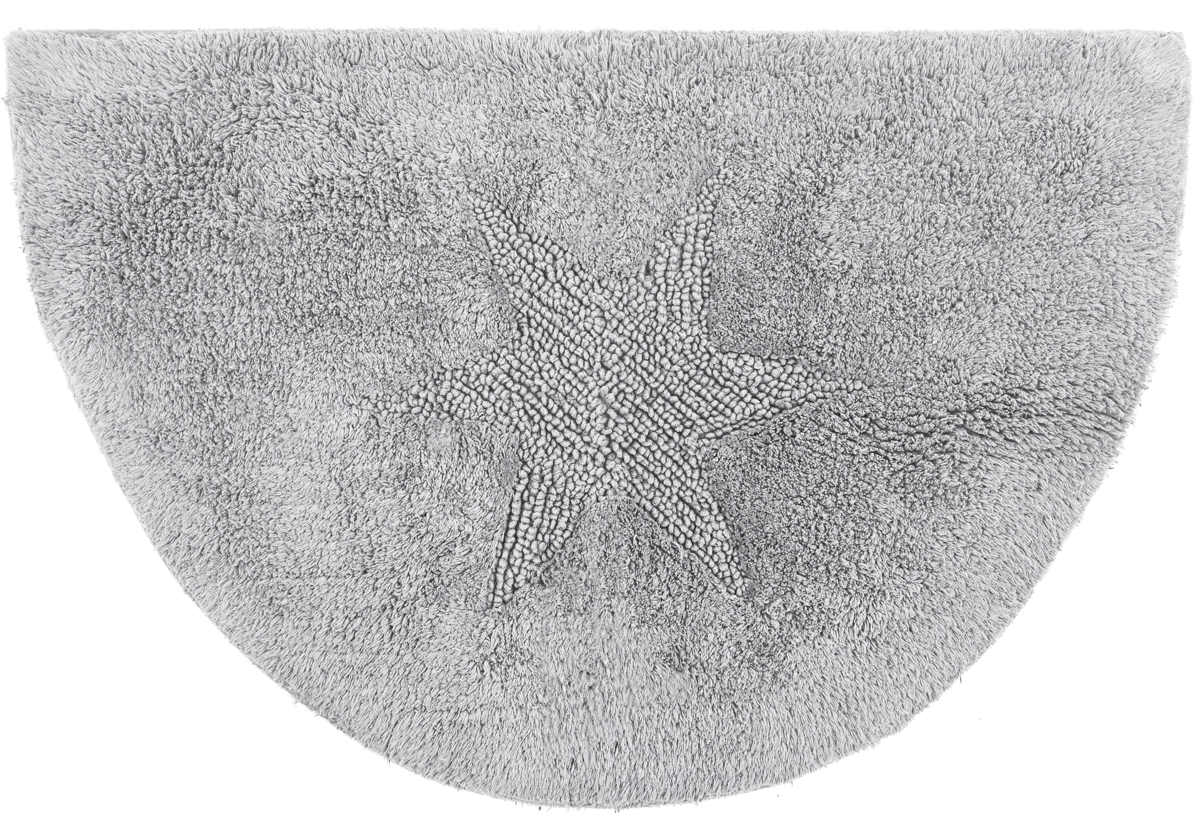andas Badematte »Marie« Höhe 13 mm rutschhemmend beschichtet fußbodenheizungsgeeignet | strapazierfähig Badteppich, Stern Motiv, Hoch-Tief-Struktur, auch als Set
