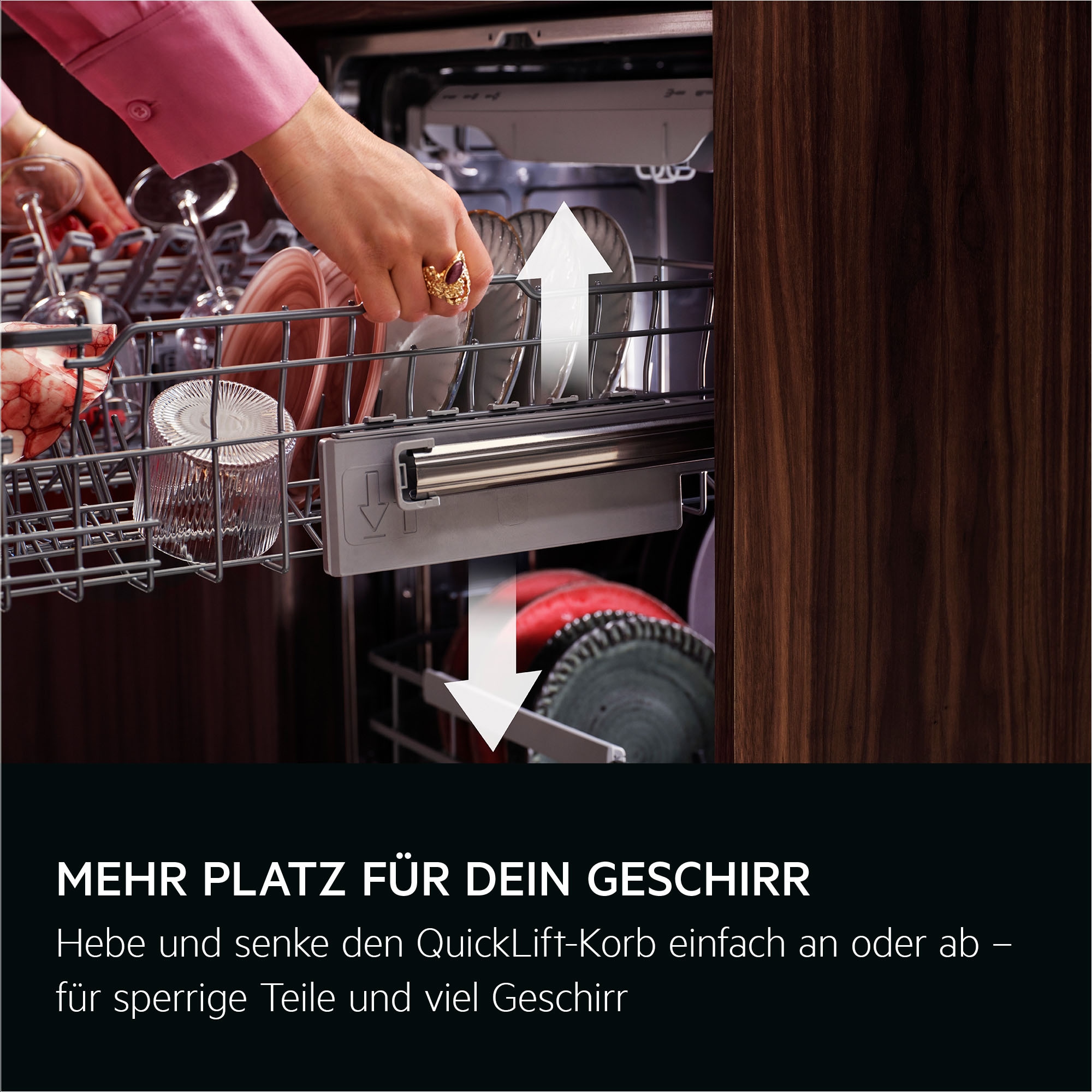 AEG teilintegrierbarer Geschirrspüler 9000 »GT9200X2SCM« Smarte Spülmaschine, kraftvoll gegen Eingebranntes, leise nur 38 dB