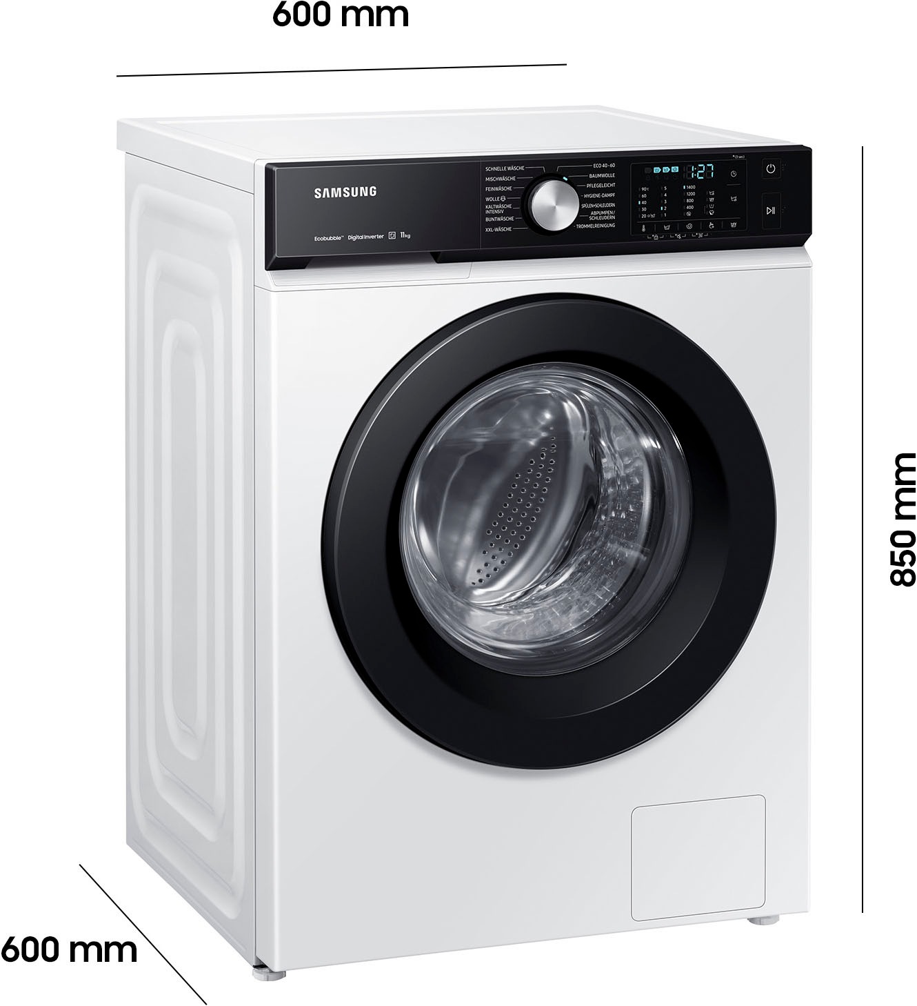 Samsung Waschmaschine »WW1EBBA049AE«, 11 kg, 1400 U/min