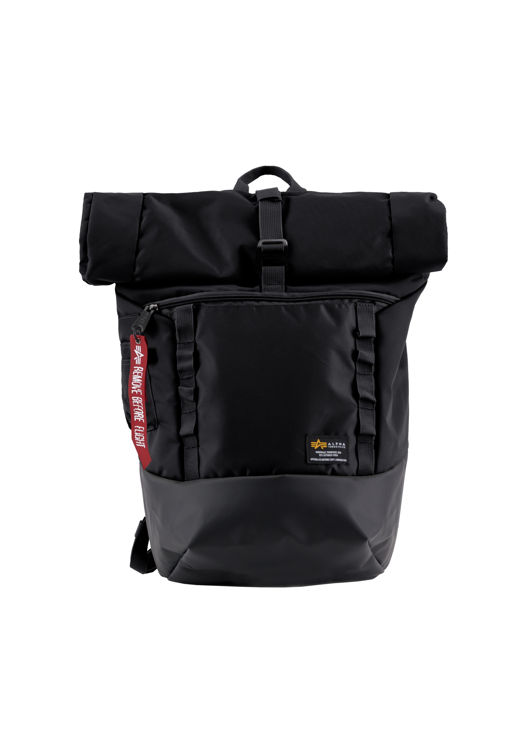 Alpha Industries Tragetasche »Crew Roll Top Bag« in schwarz, Größe onesize
