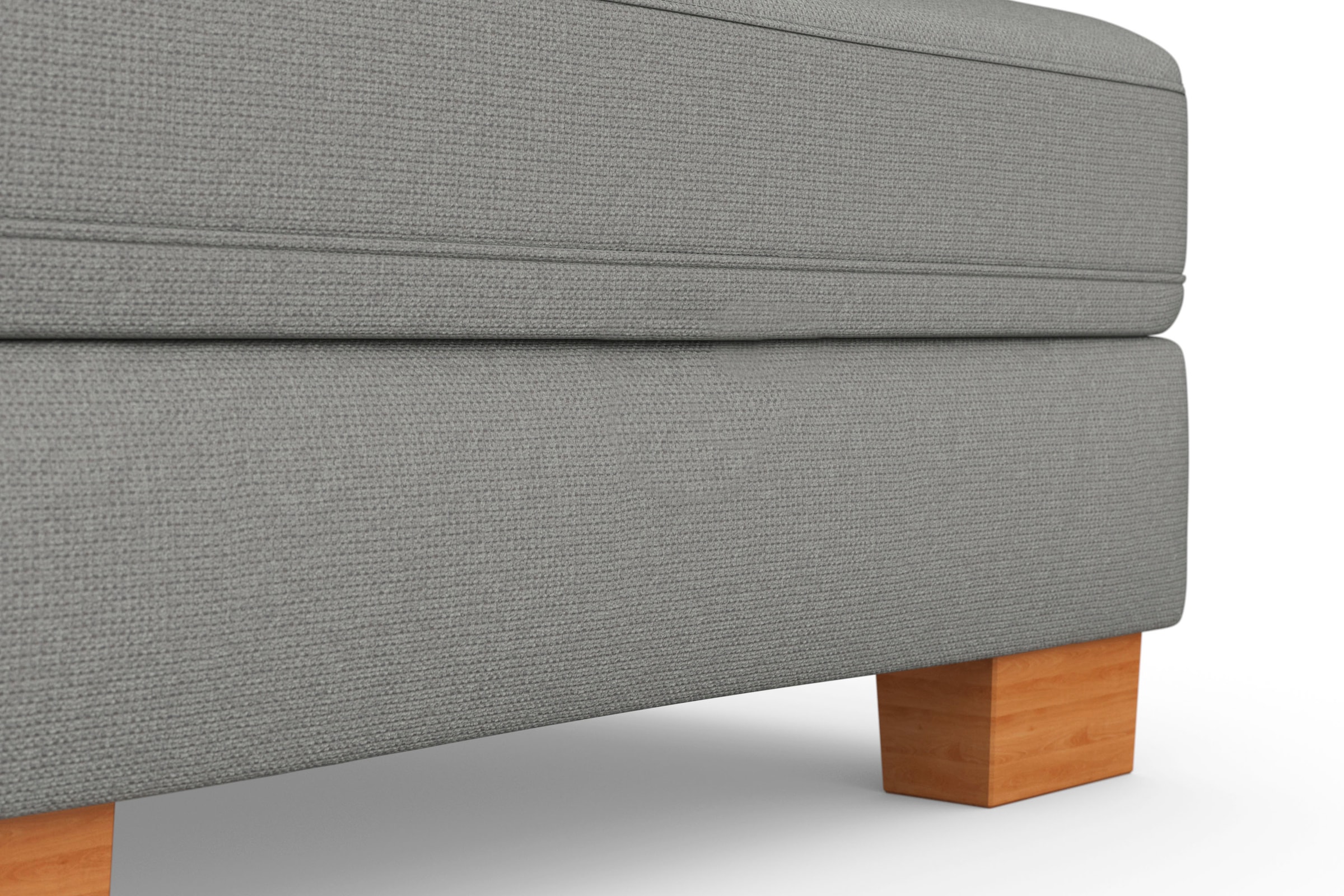 sit&more Wohnlandschaft »Dundee U-Form«, mit Federkern und Massivholzfüßen, wahlweise mit Kopfteilverstellung