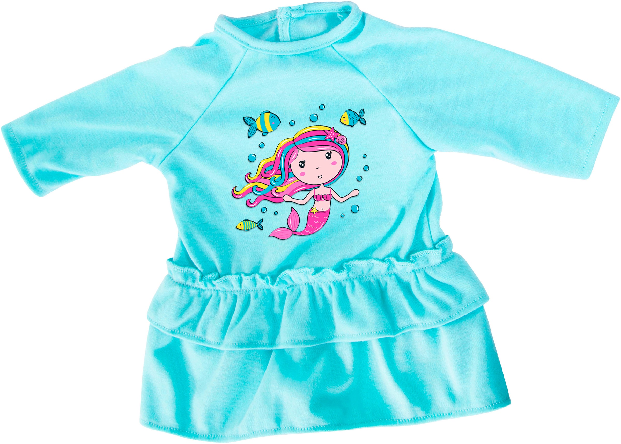 Bayer Puppenkleidung »Kleid/Jacke blau 46 cm«, (Set, 3 tlg.)