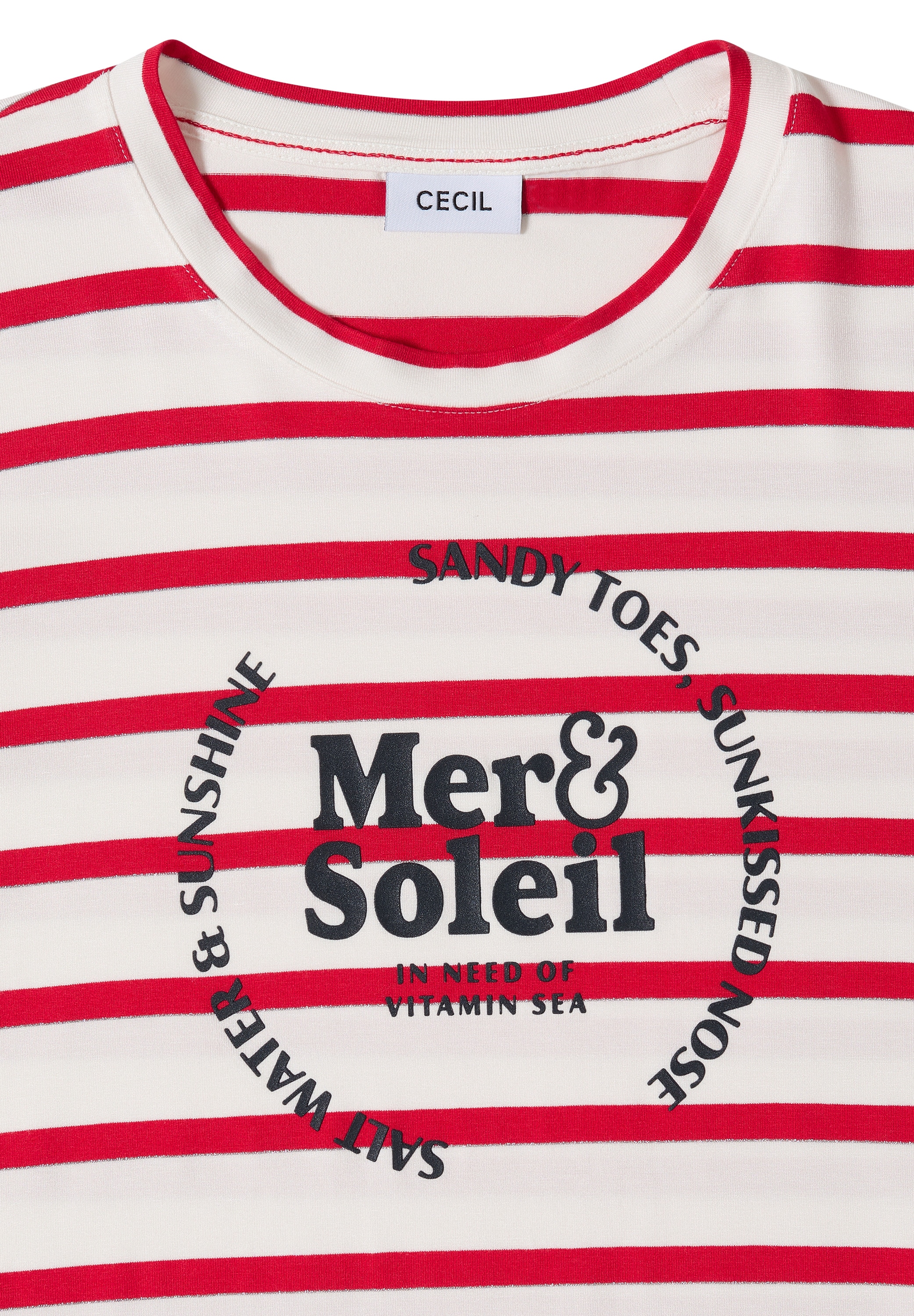 Cecil T-Shirt mit Streifen Muster