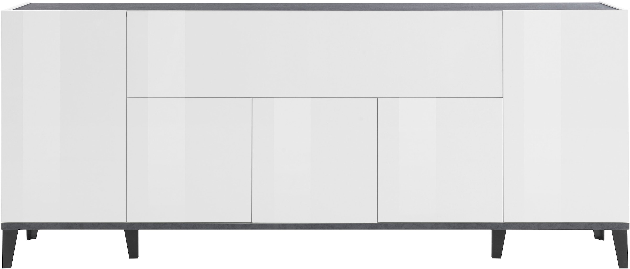 INOSIGN Sideboard »Sunrise«, Kommode mit 5 Türen und 1 Klapptür, Breite 200 cm