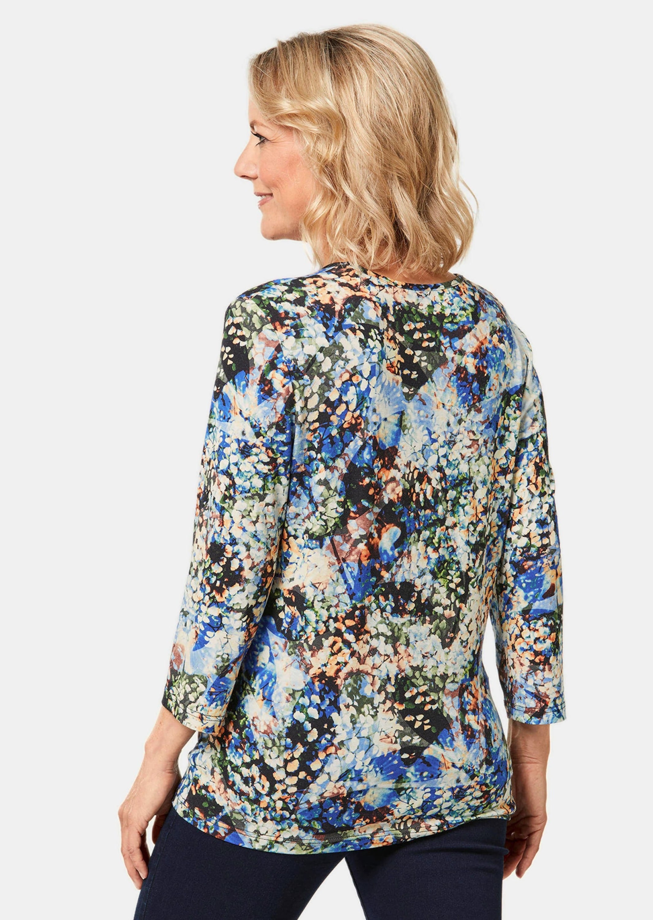 GOLDNER Print-Shirt »Shirt Druckshirt in kraftvollen Farben«