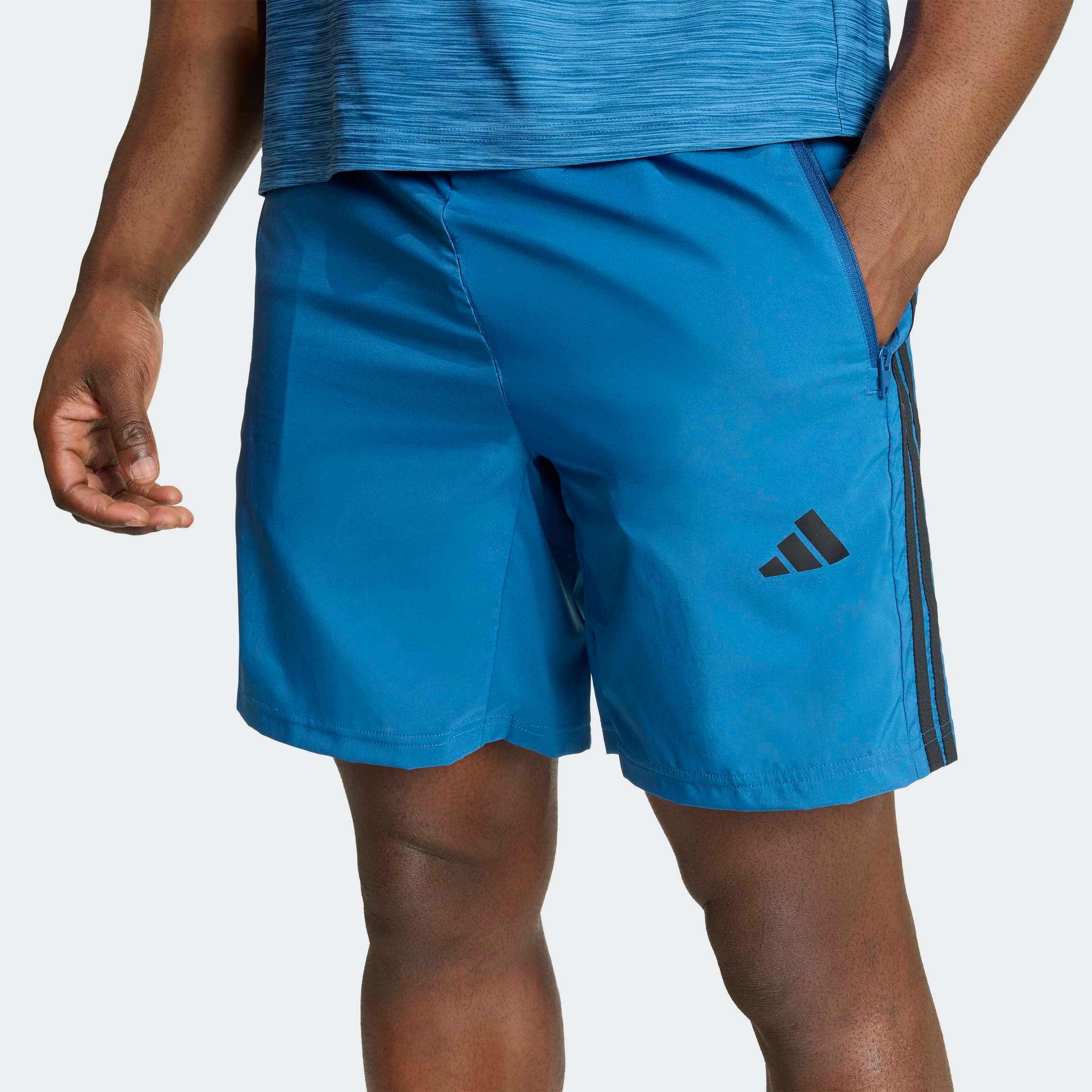 adidas Performance Shorts »WORKOUT ESSENTIALS BASE 3-STREIFEN, GEWEBT«