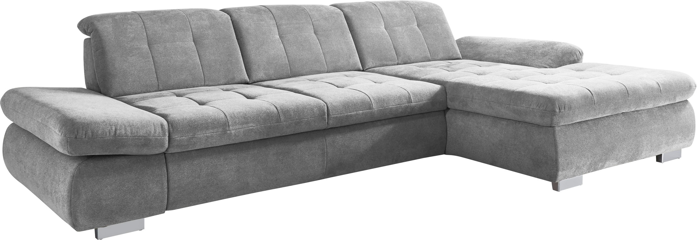 Die PlanBar Ecksofa »MP-IN17004 L-Form«, wahlweise mit Bettfunktion, Sitztiefen- und Kopfteilverstellung