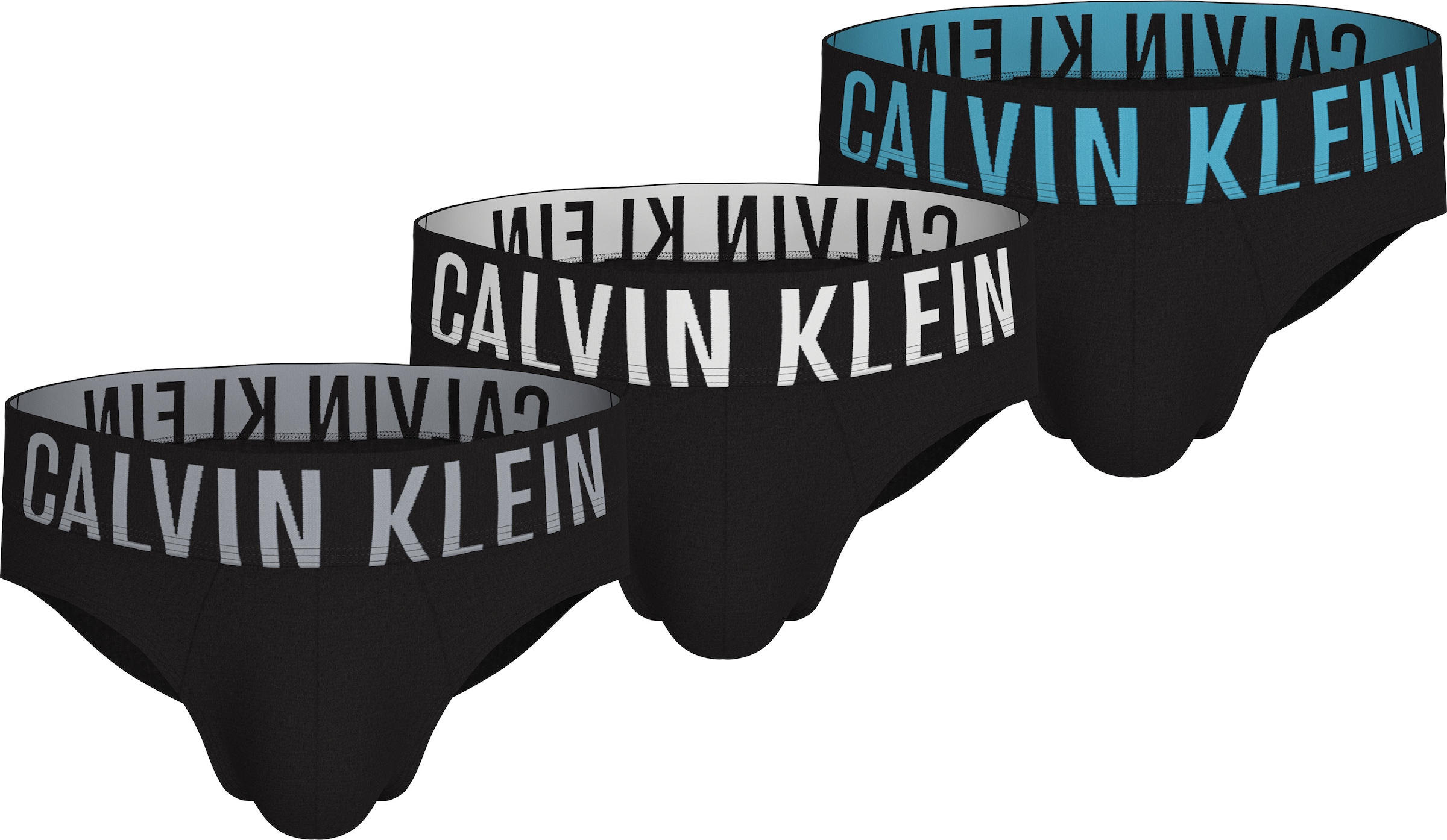 Calvin Klein Underwear Hipster »HIP BRIEF 3PK«, (Packung, 3 St., 3er), mit Logo-Stretchbund
