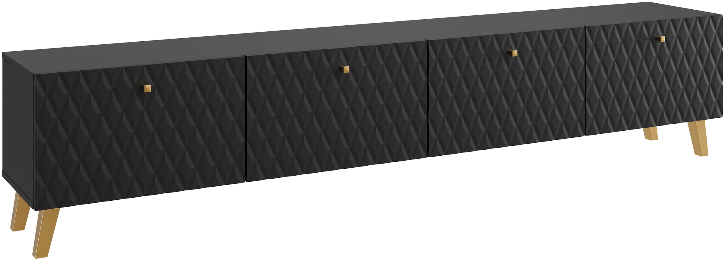 INOSIGN Lowboard »PHUKET«, TV-Board mit Strukturfront, Breite ca. 190 cm