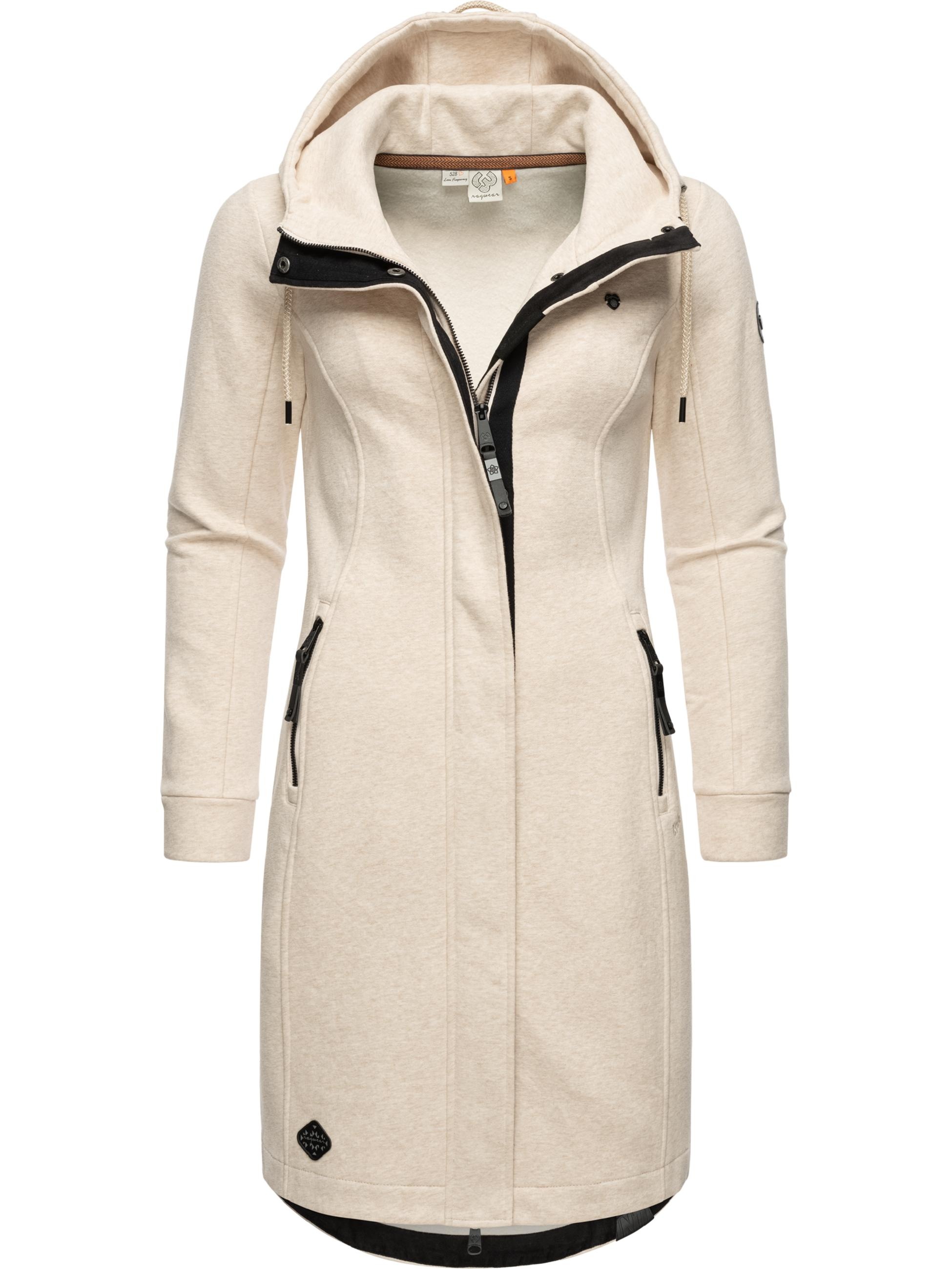 Ragwear Kapuzensweatjacke »Kurzmantel Letti Long«