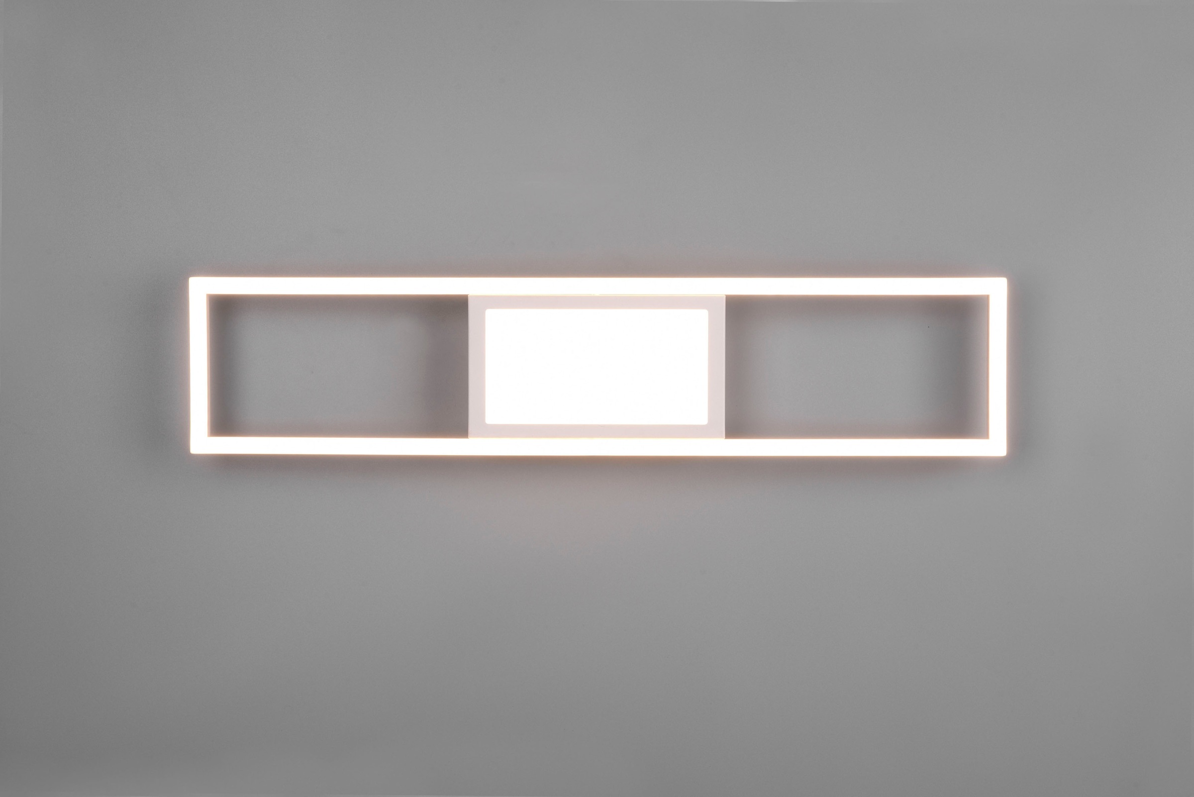 REALITY Leuchten LED Deckenleuchte »Rigido«, 1 flammig, Leuchtmittel LED-Board | LED fest integriert, Deckenlampe mit Fernbedienung dimmbar Lichtfarbe einstellbar Memory