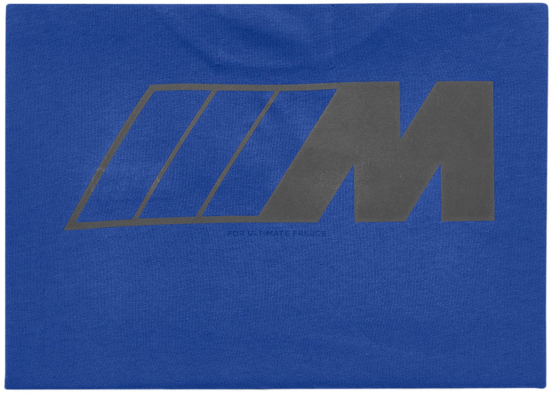 BMW T-Shirt mit Logostickerei auf Brusthöhe