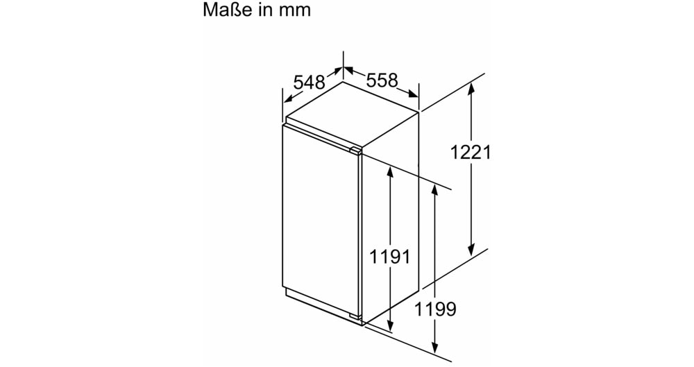 NEFF Einbaukühlschrank N 70 »KI1413DD1«, Fresh Safe: Schublade für flexible Lagerung von Obst & Gemüse