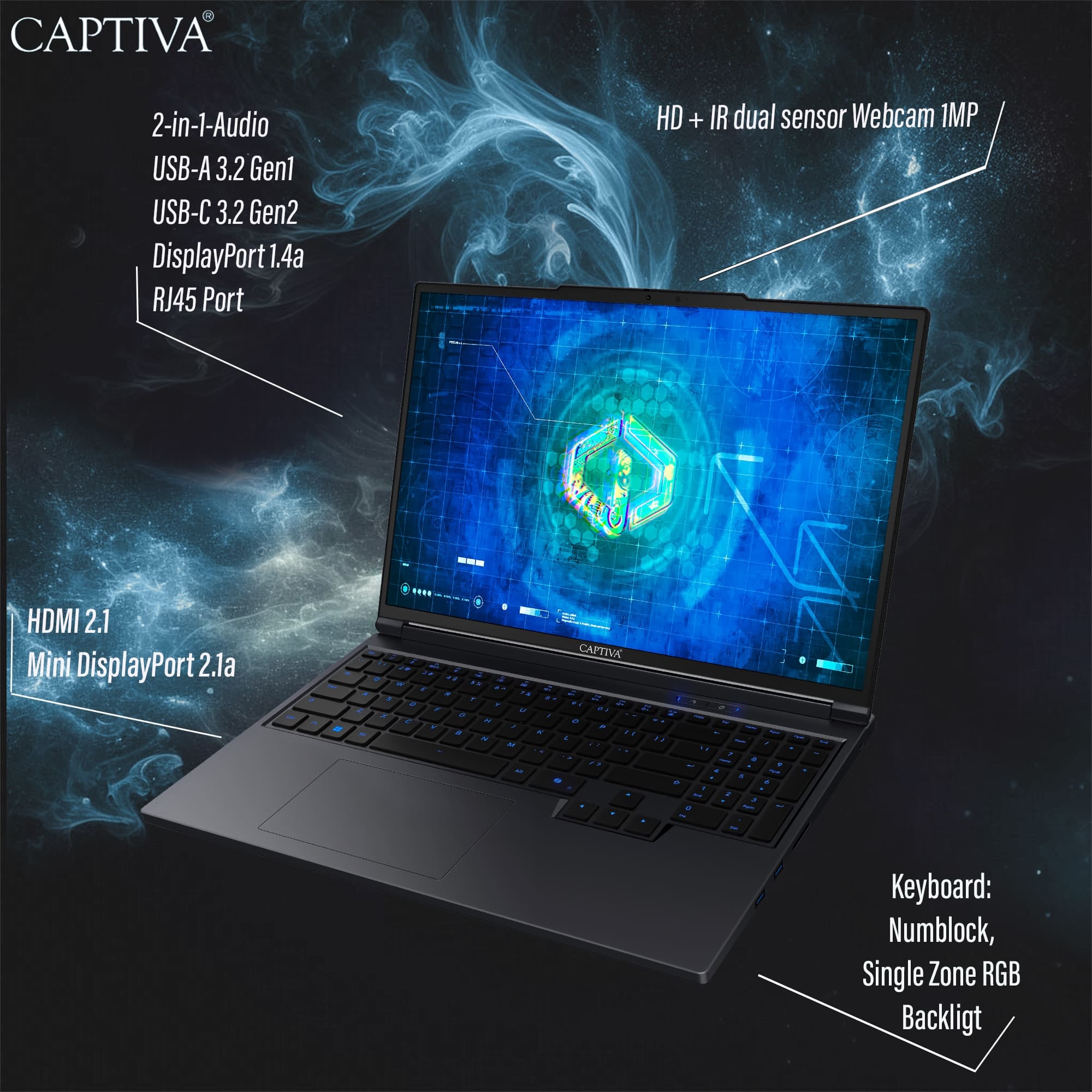 CAPTIVA Gaming-Notebook »Highend Gaming I92-107«