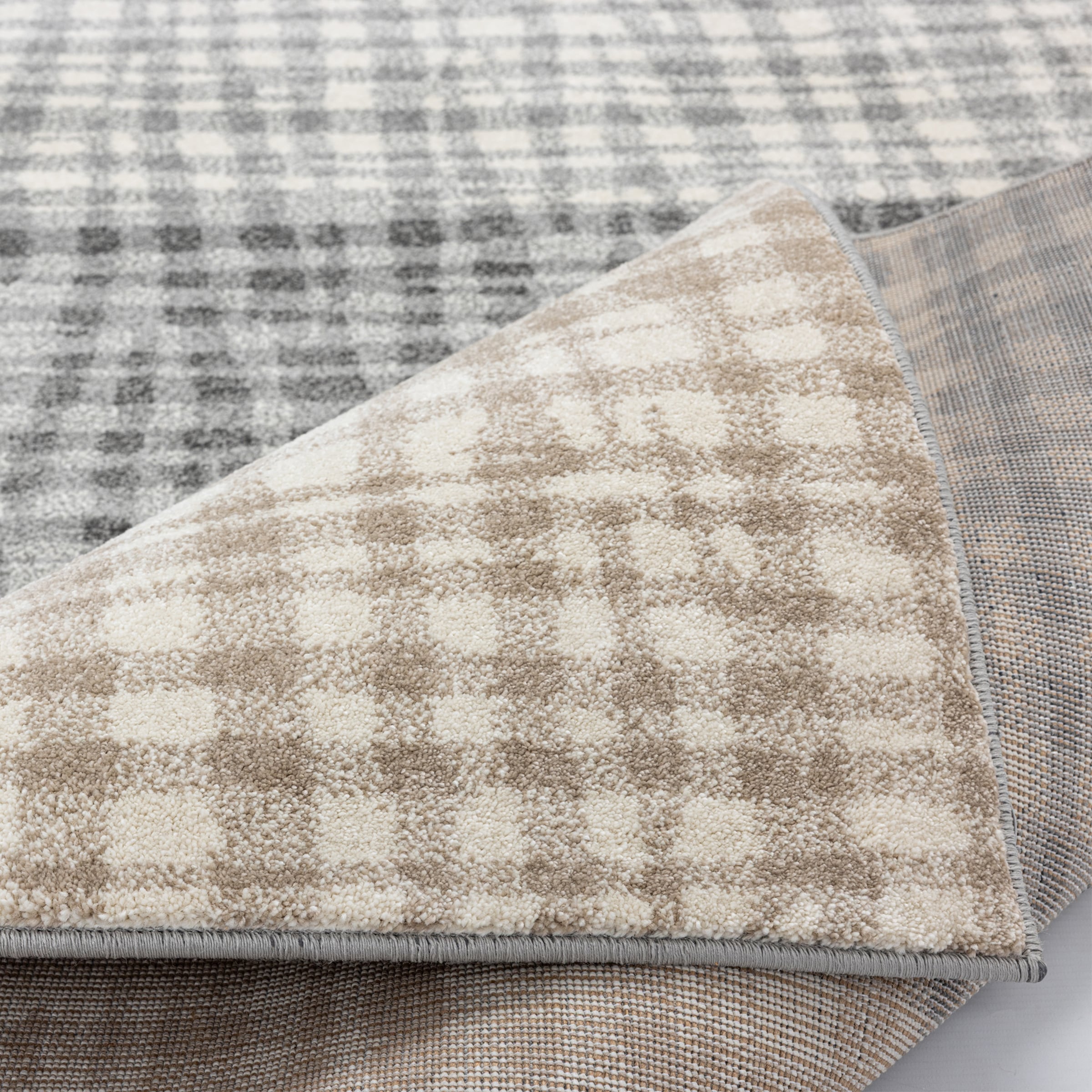 Sansibar Teppich »Heide SA-039« rechteckig 10 mm Höhe modernes Design, gestreift, mit Motiv: gekreuzte Säbel, Wohnzimmer