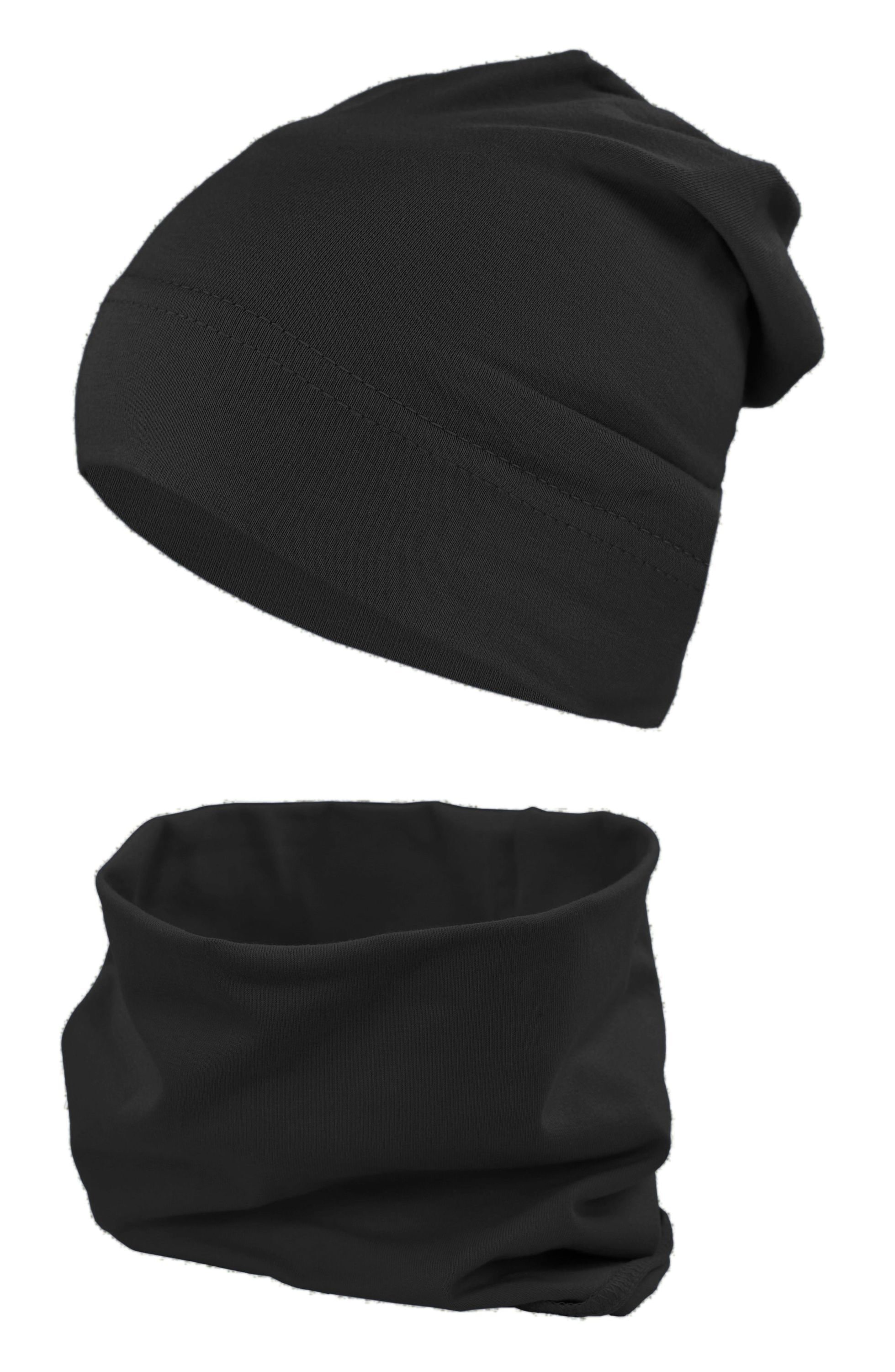 TupTam Beanie »Mütze Jungen Beanie Mütze und Schlauchschal 2er Set«